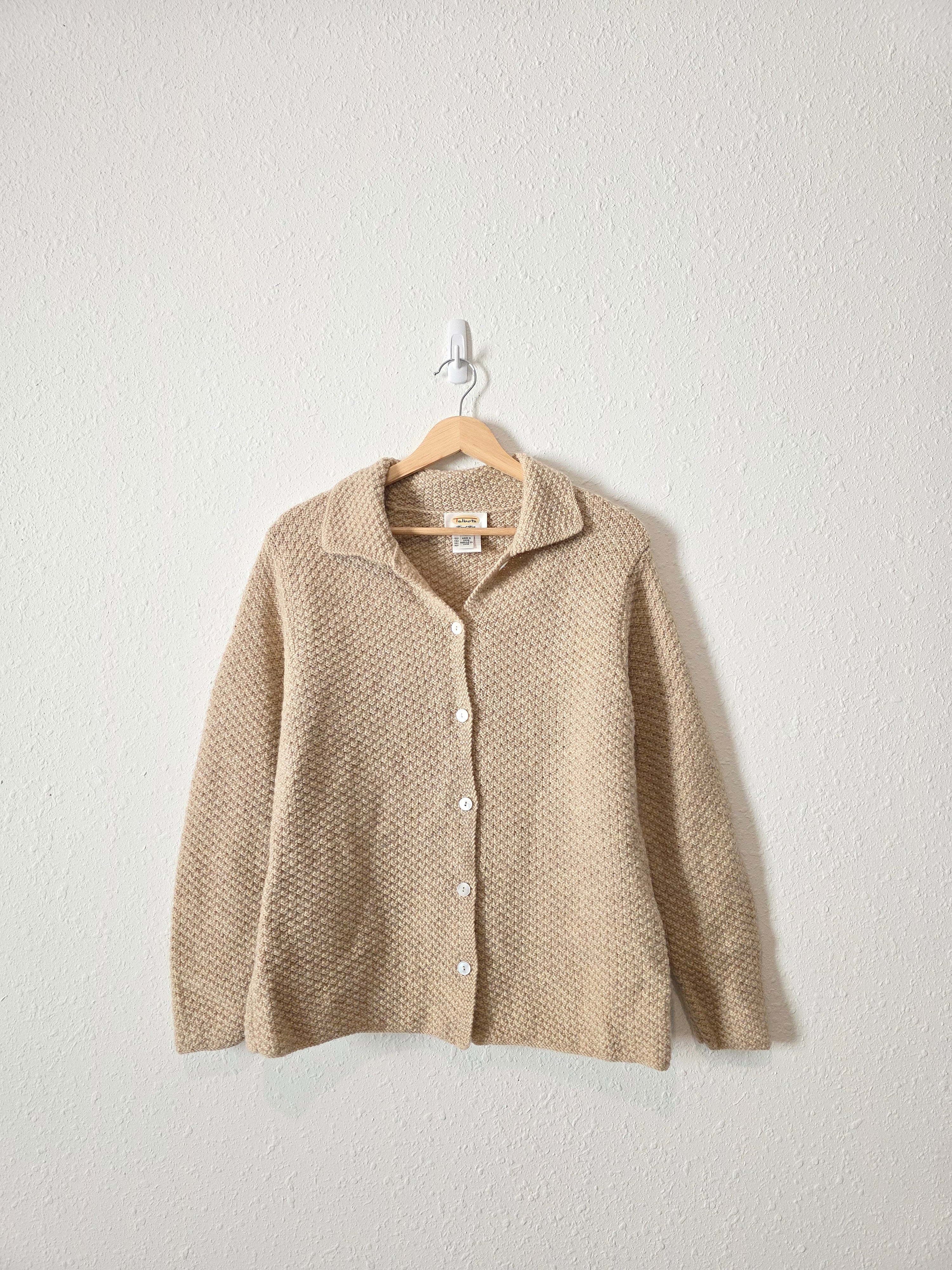 Vintage Wool Button Up Sweater (M)