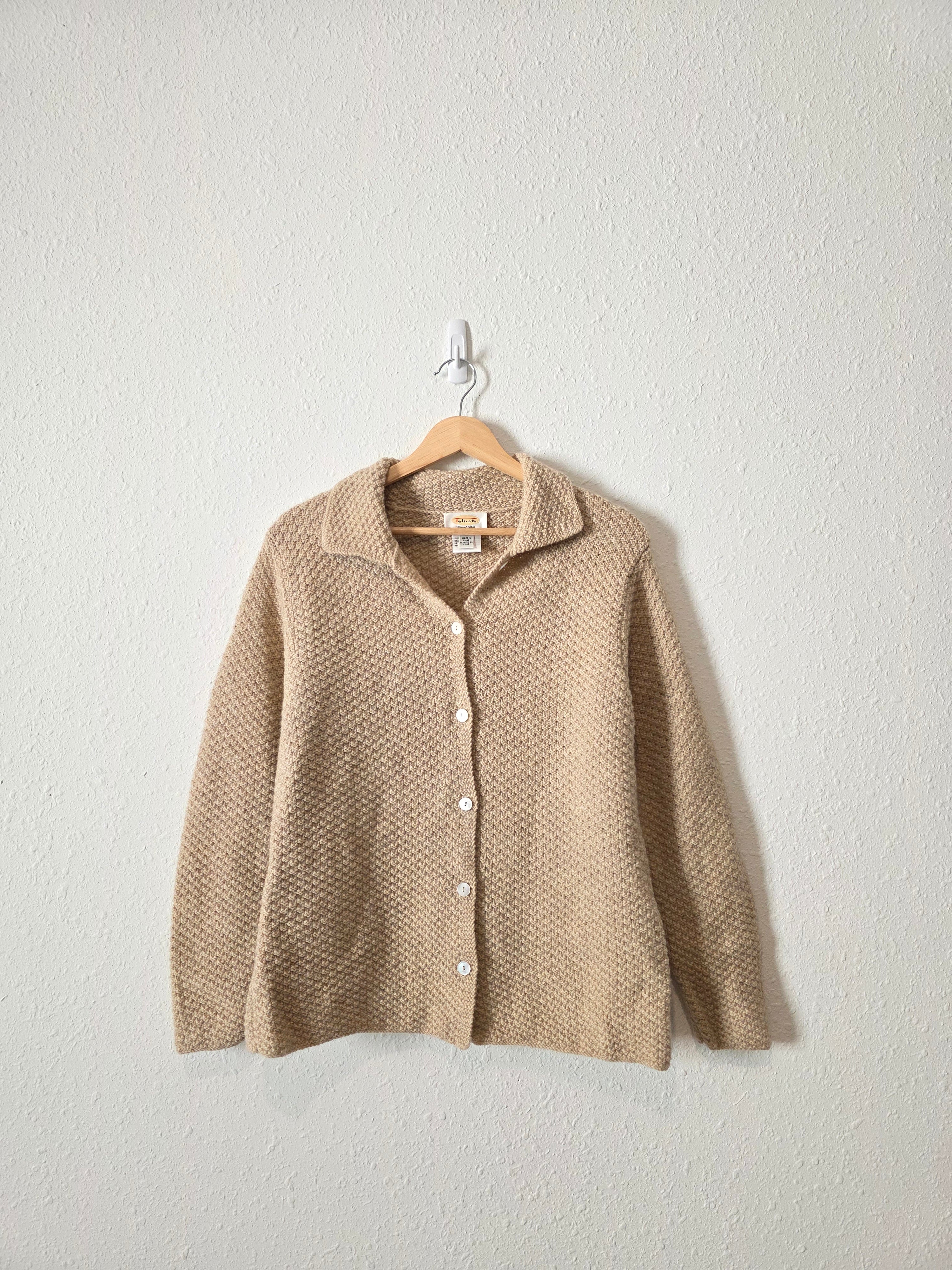 Vintage Wool Button Up Sweater (M)