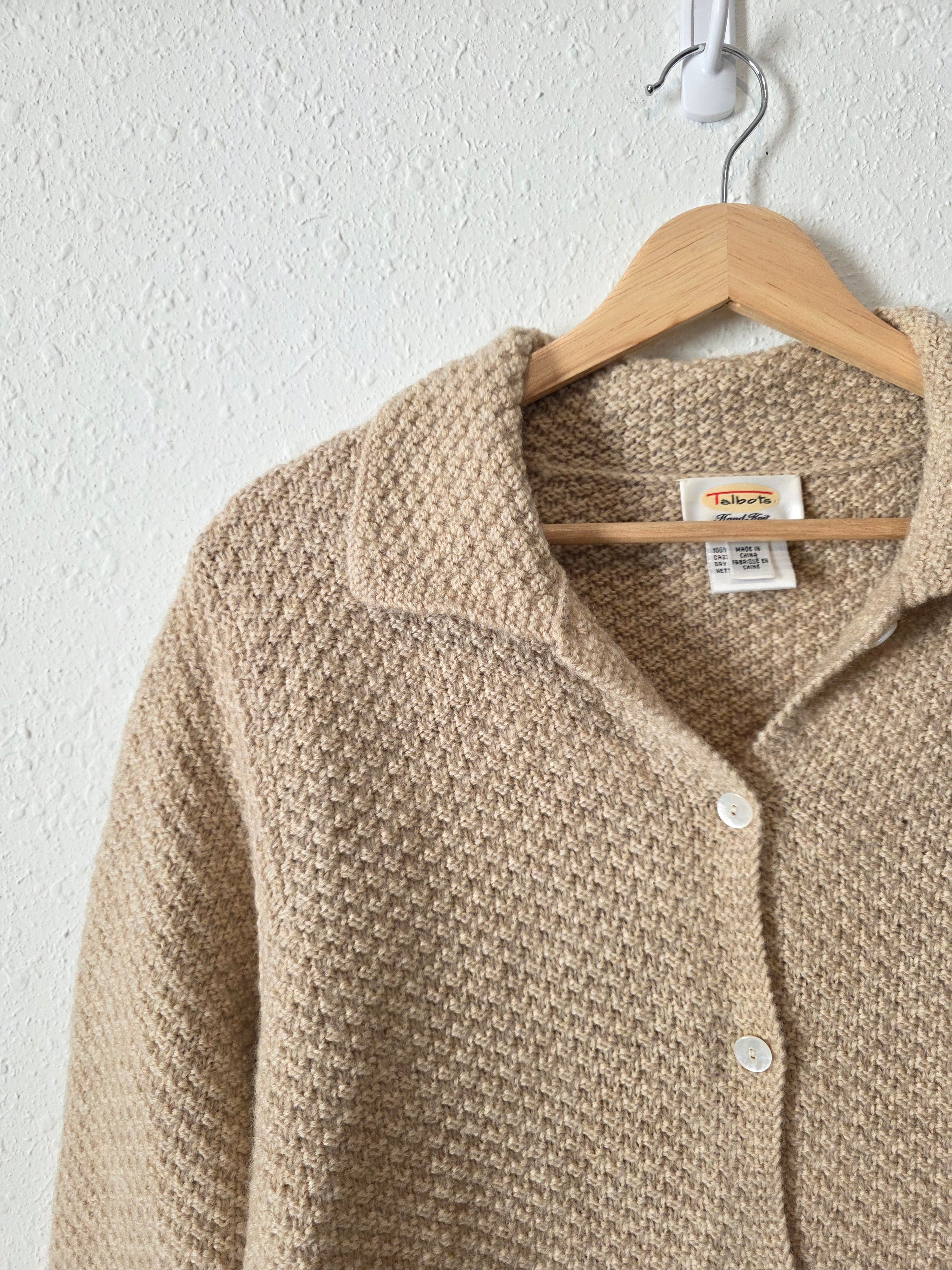 Vintage Wool Button Up Sweater (M)