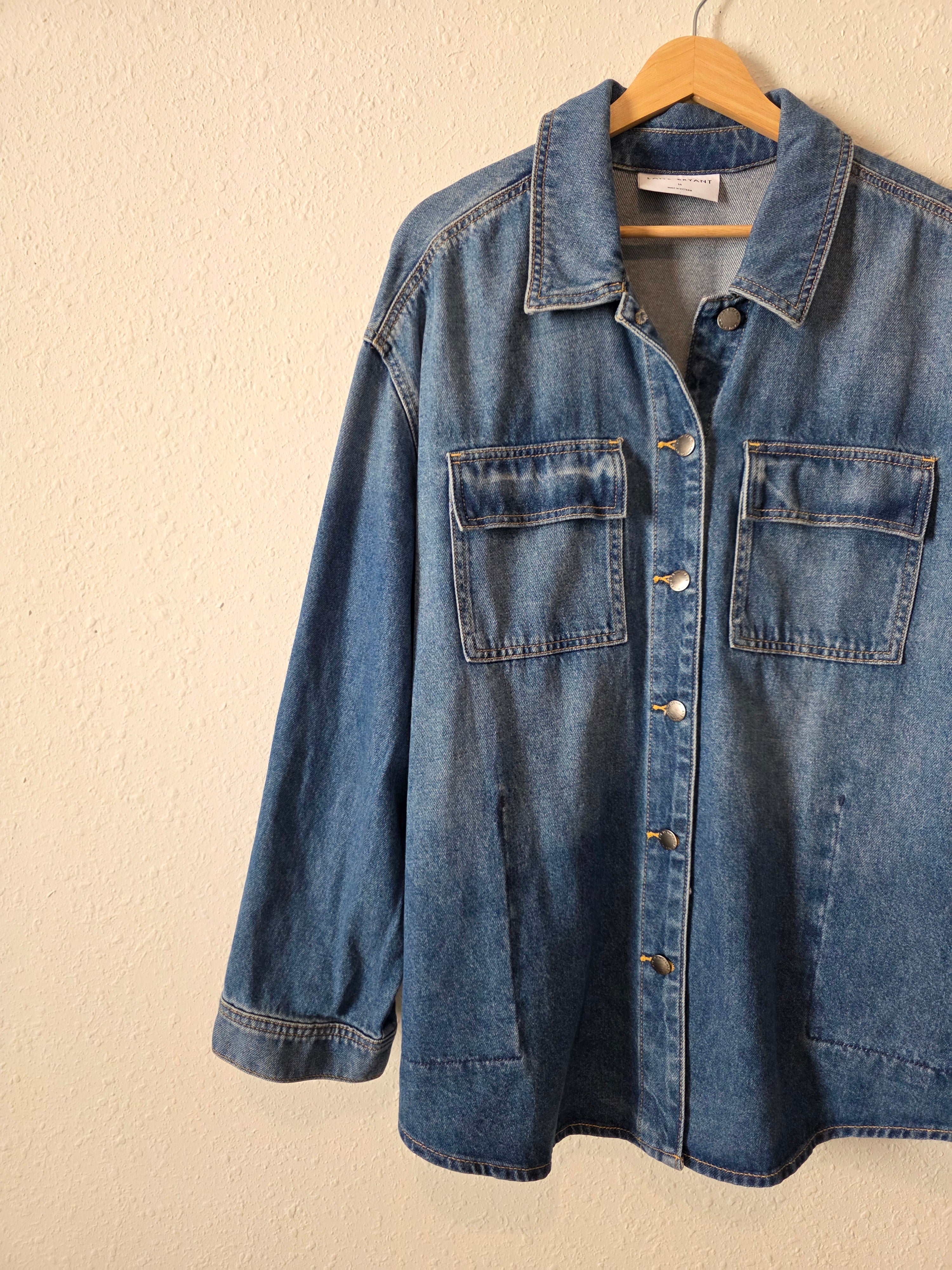 Oversized Denim Shirt Jacket (16)