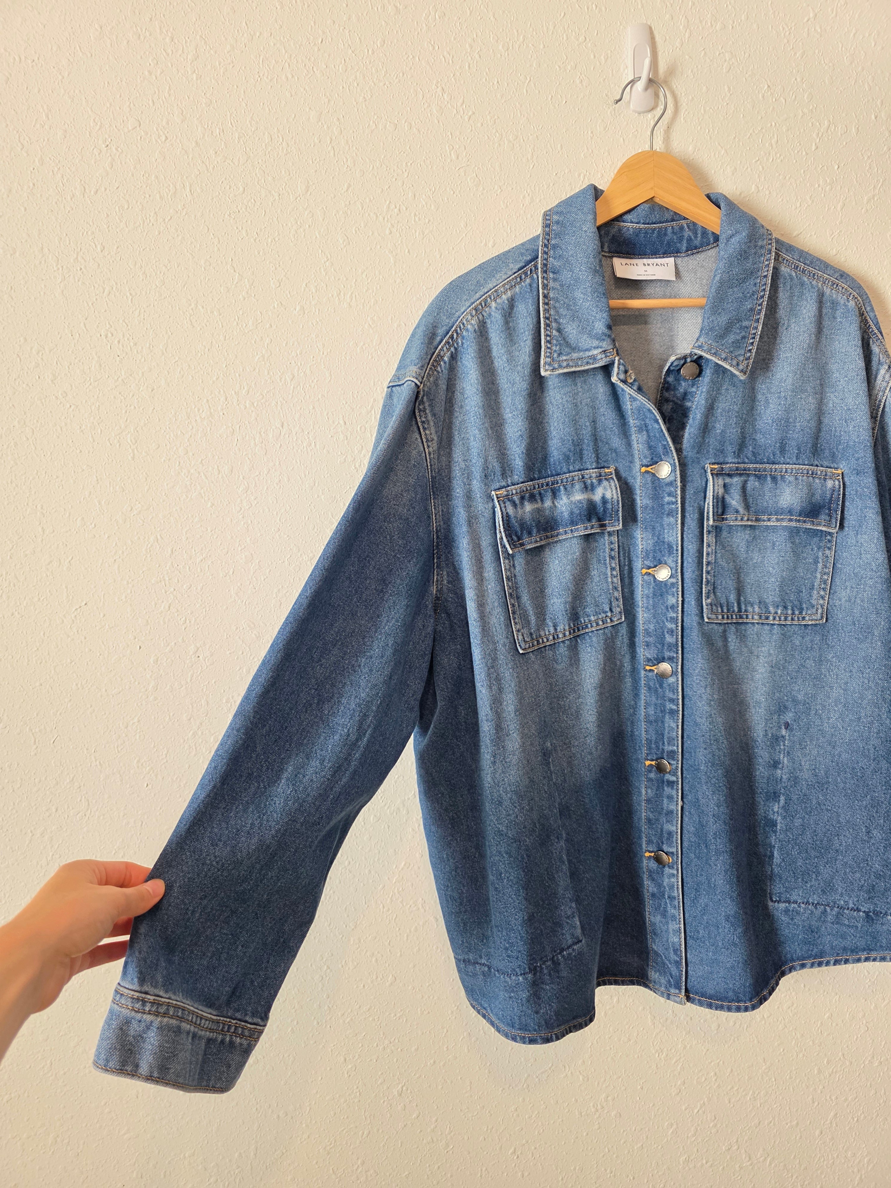 Oversized Denim Shirt Jacket (16)