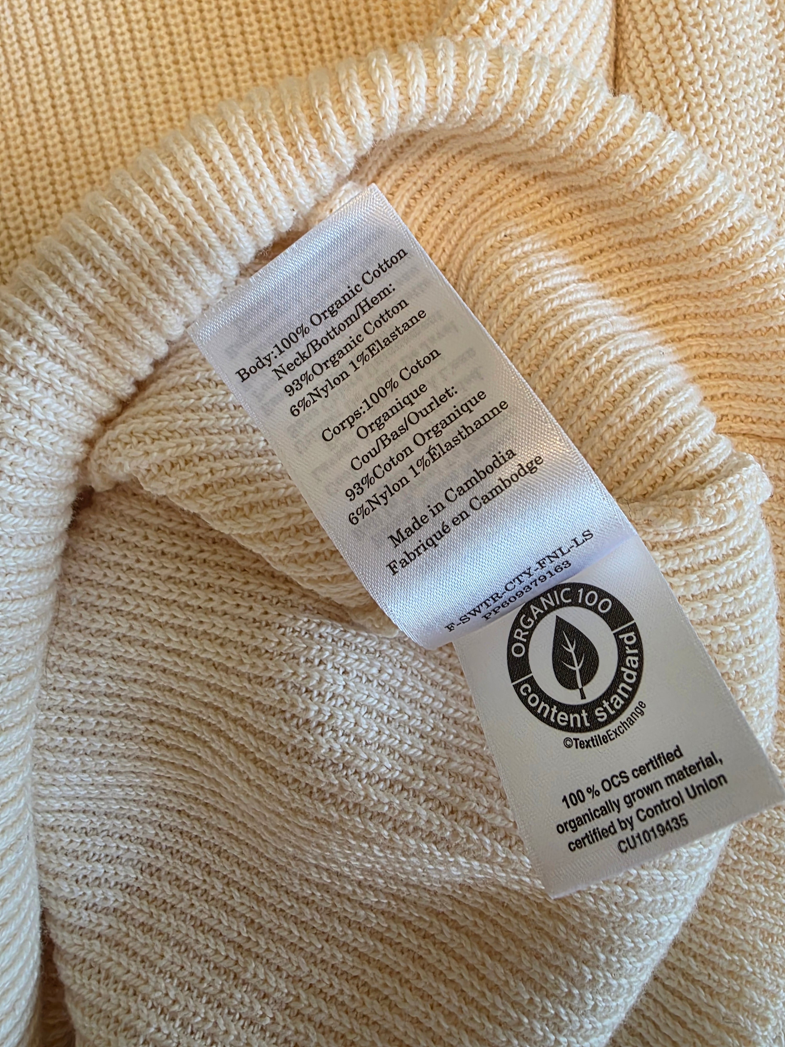 Everlane Organic Cotton Sweater (L)
