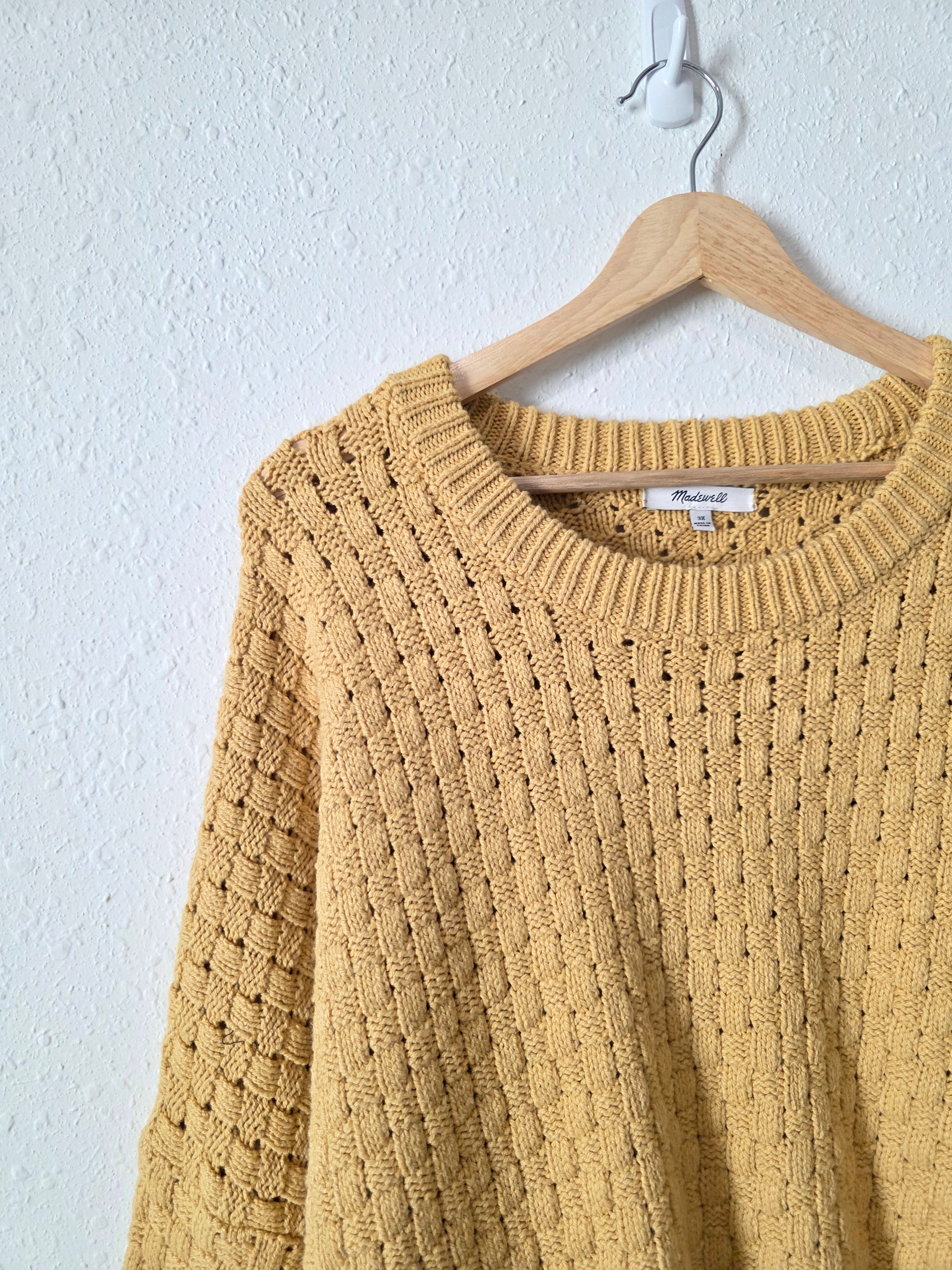 Madewell Chunky Textured Sweater (3X)