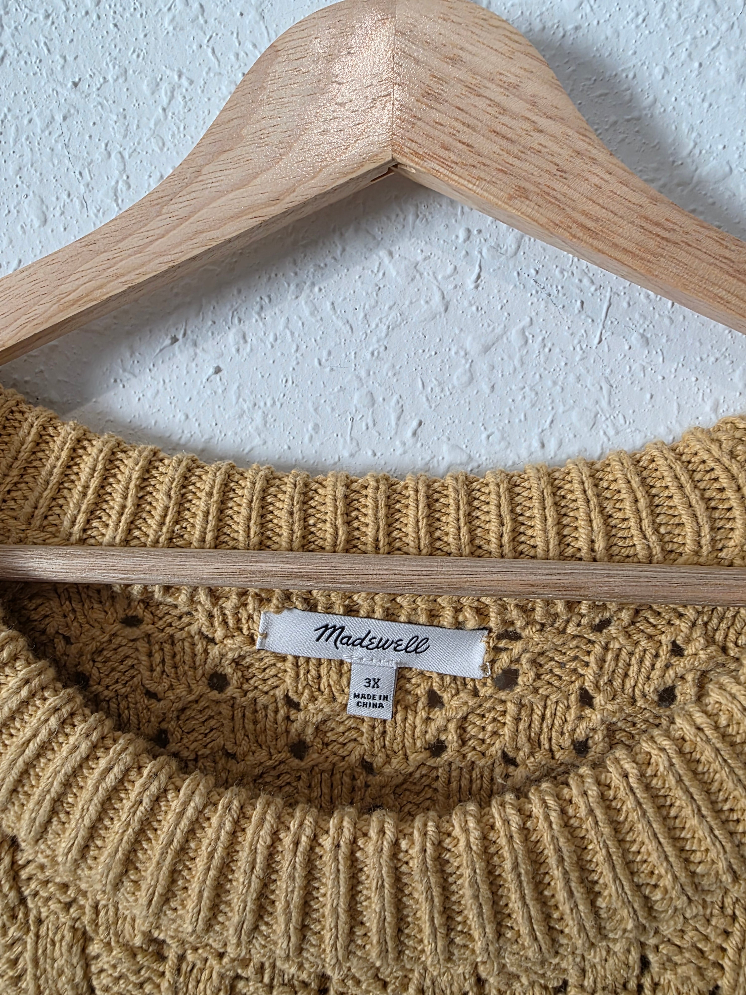 Madewell Chunky Textured Sweater (3X)