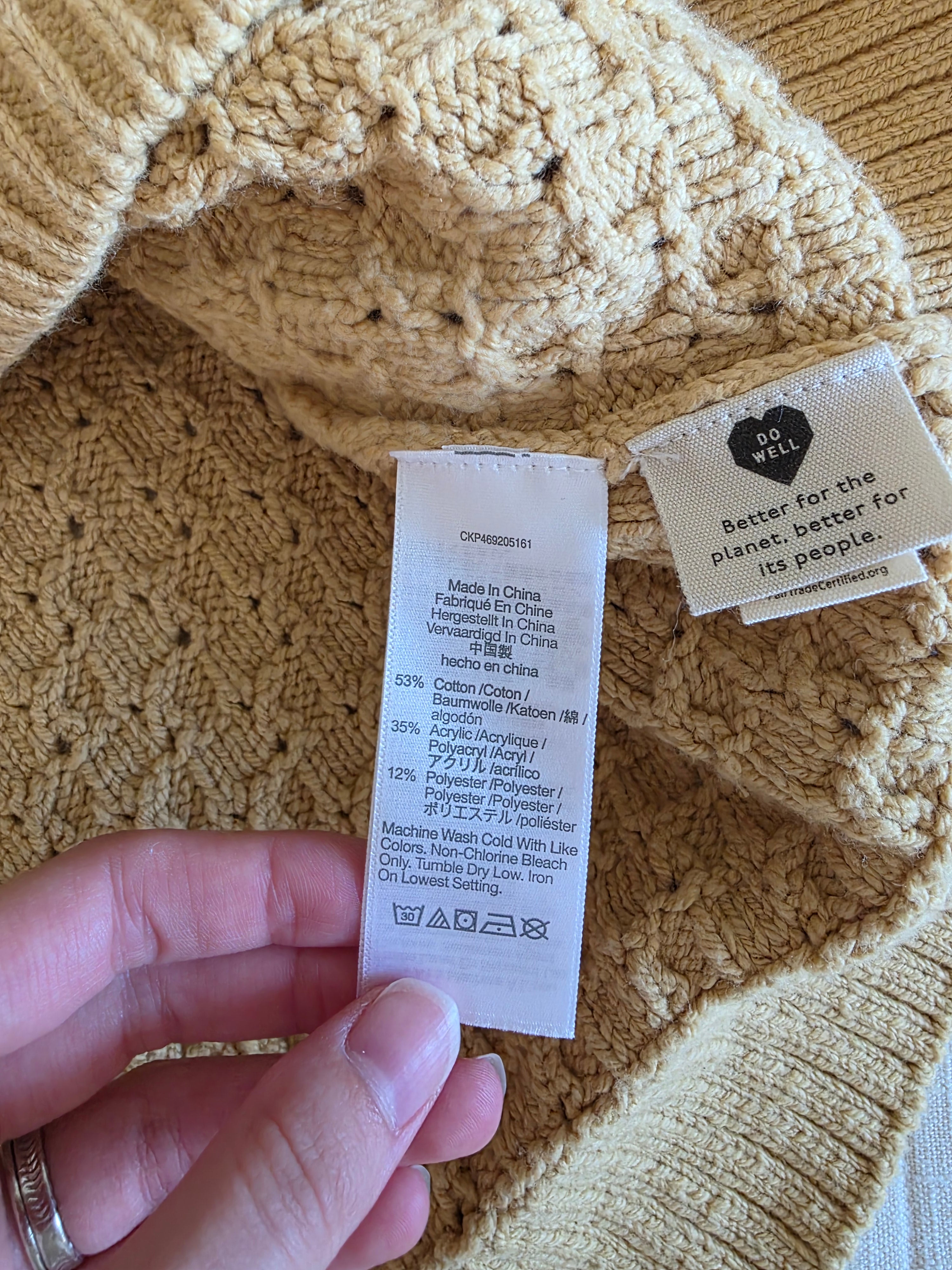 Madewell Chunky Textured Sweater (3X)