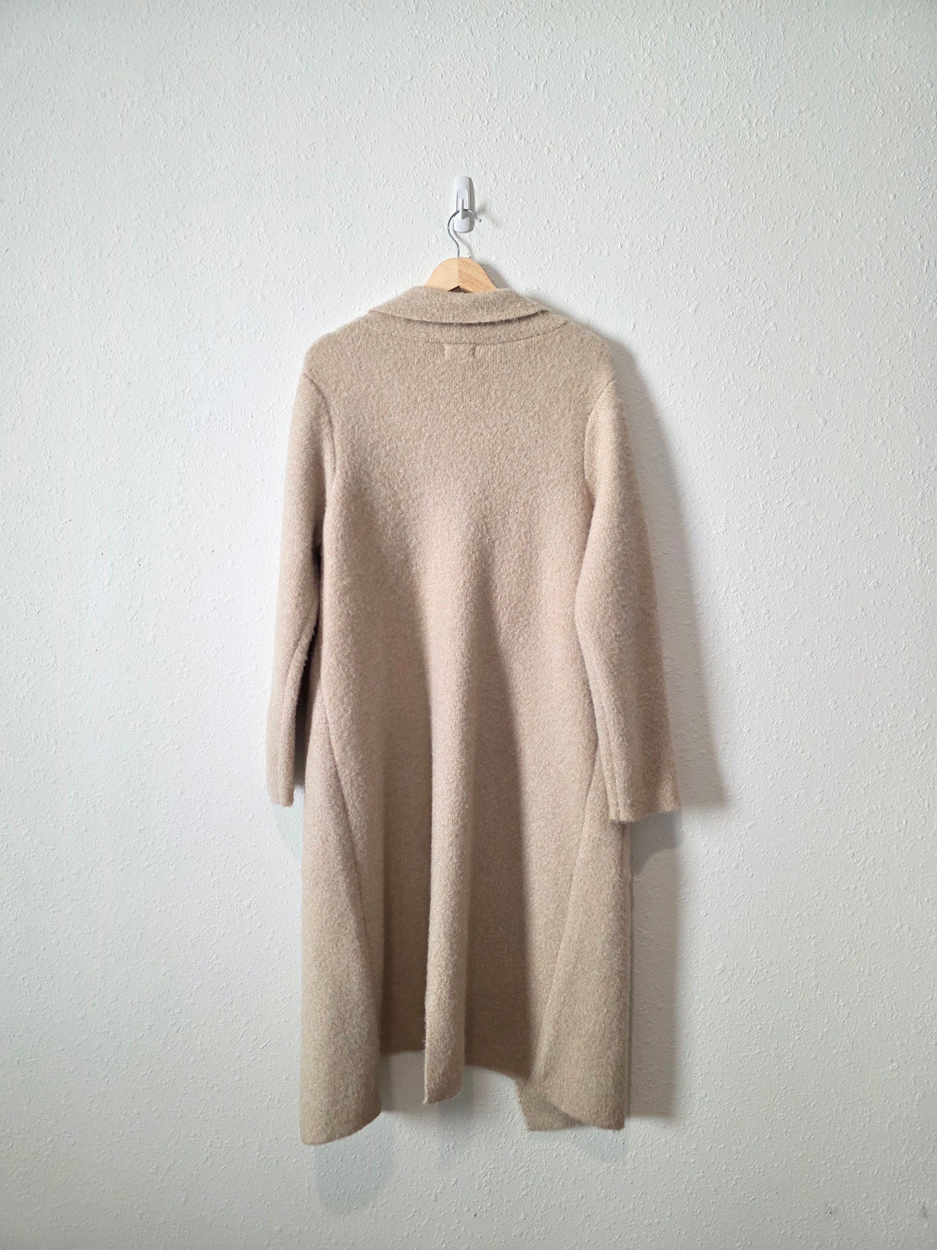 Pink Lily Long Sweater Coat (M)