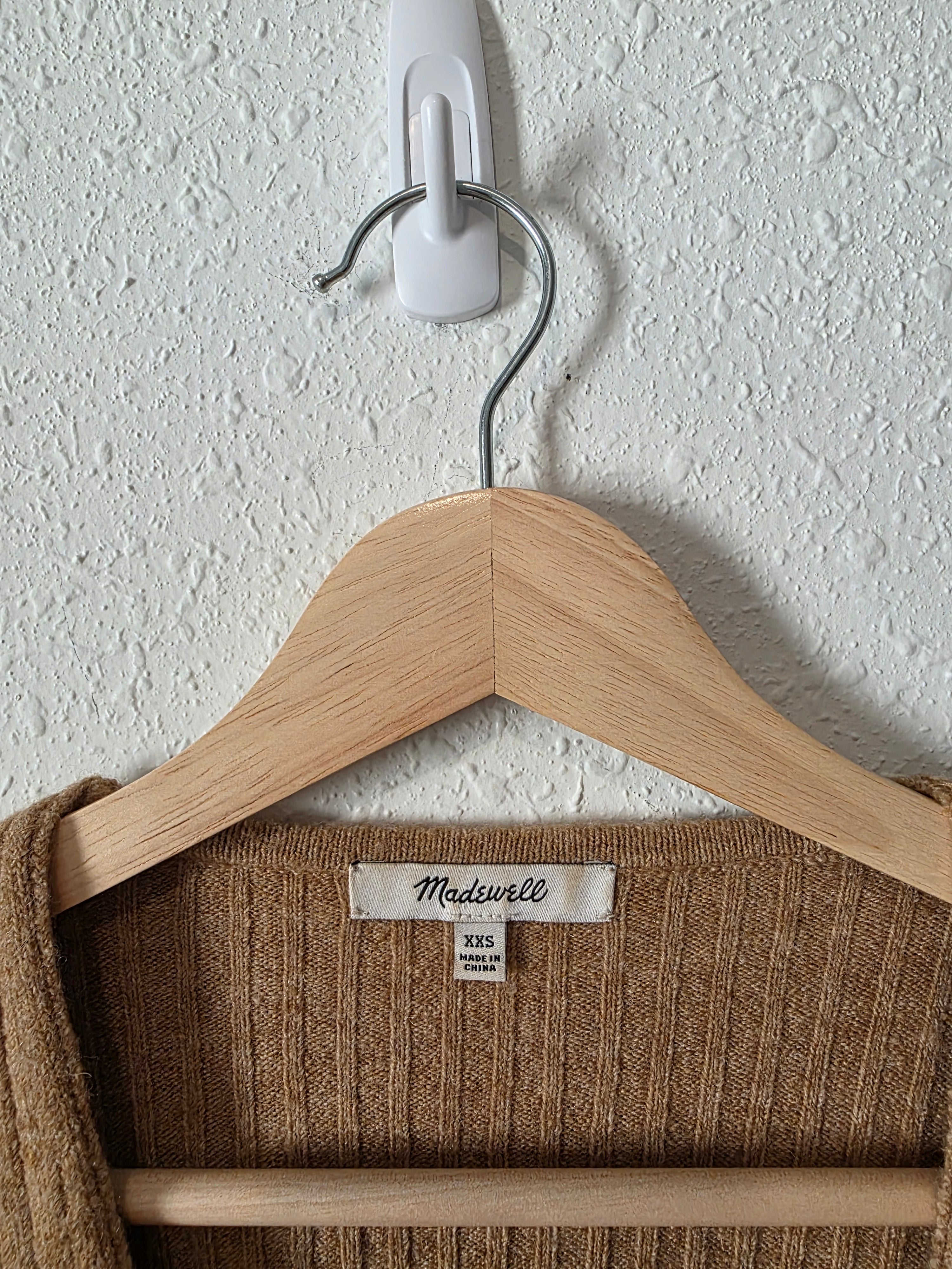 Madewell Camel Wool Sweater (XXS-S)