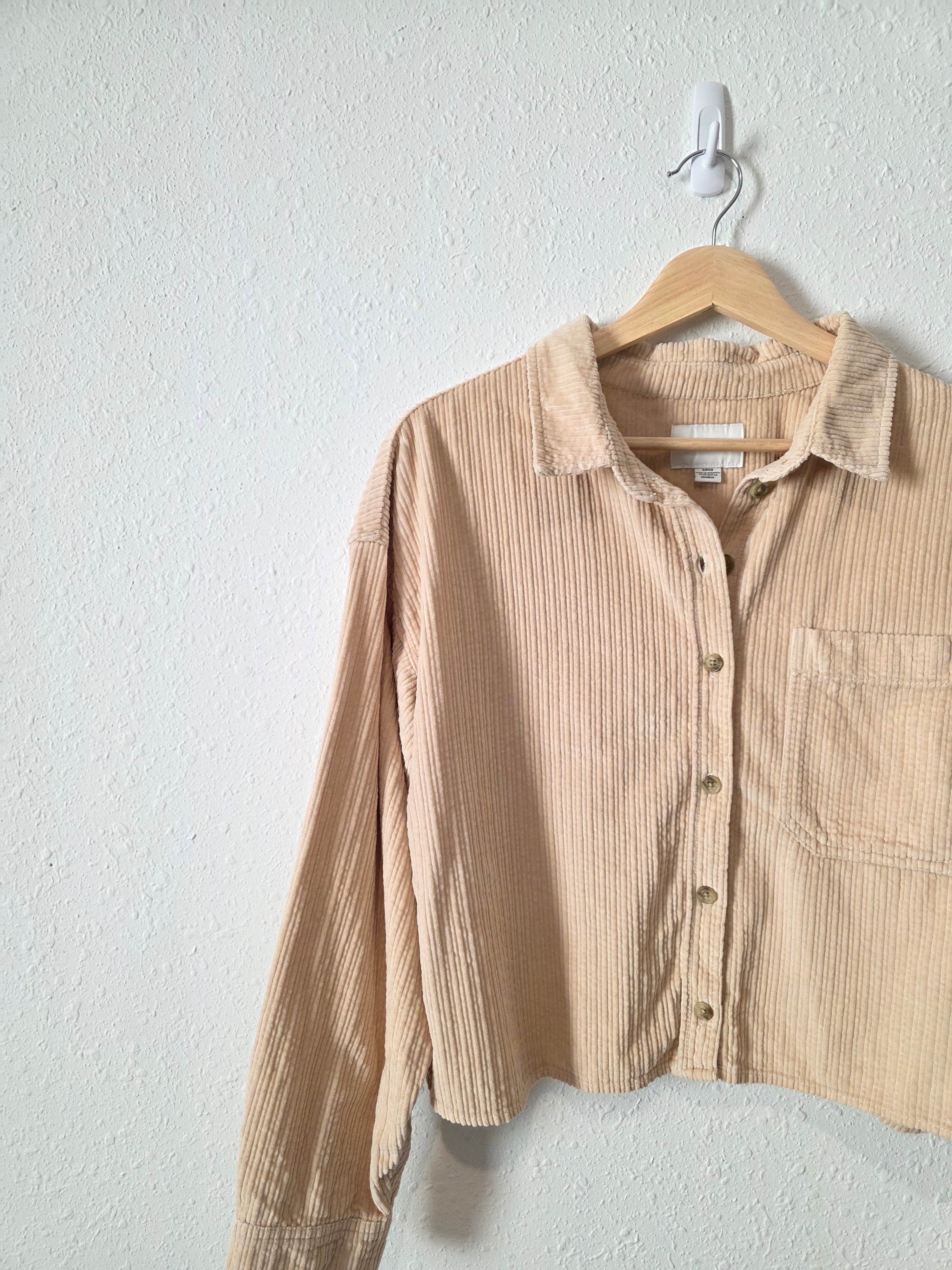 Cotton Corduroy Button Up (S)
