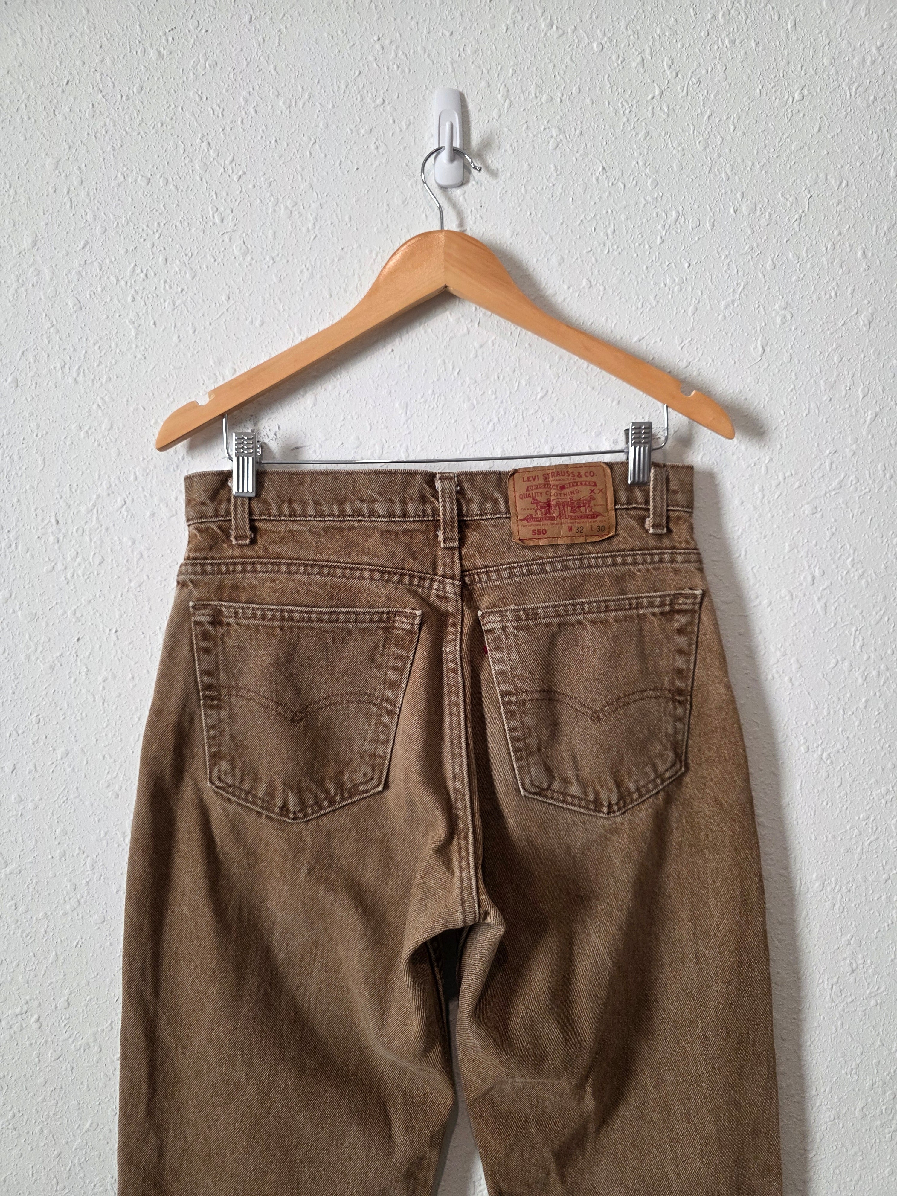 Vintage Levi's Brown Straight Jeans (30)