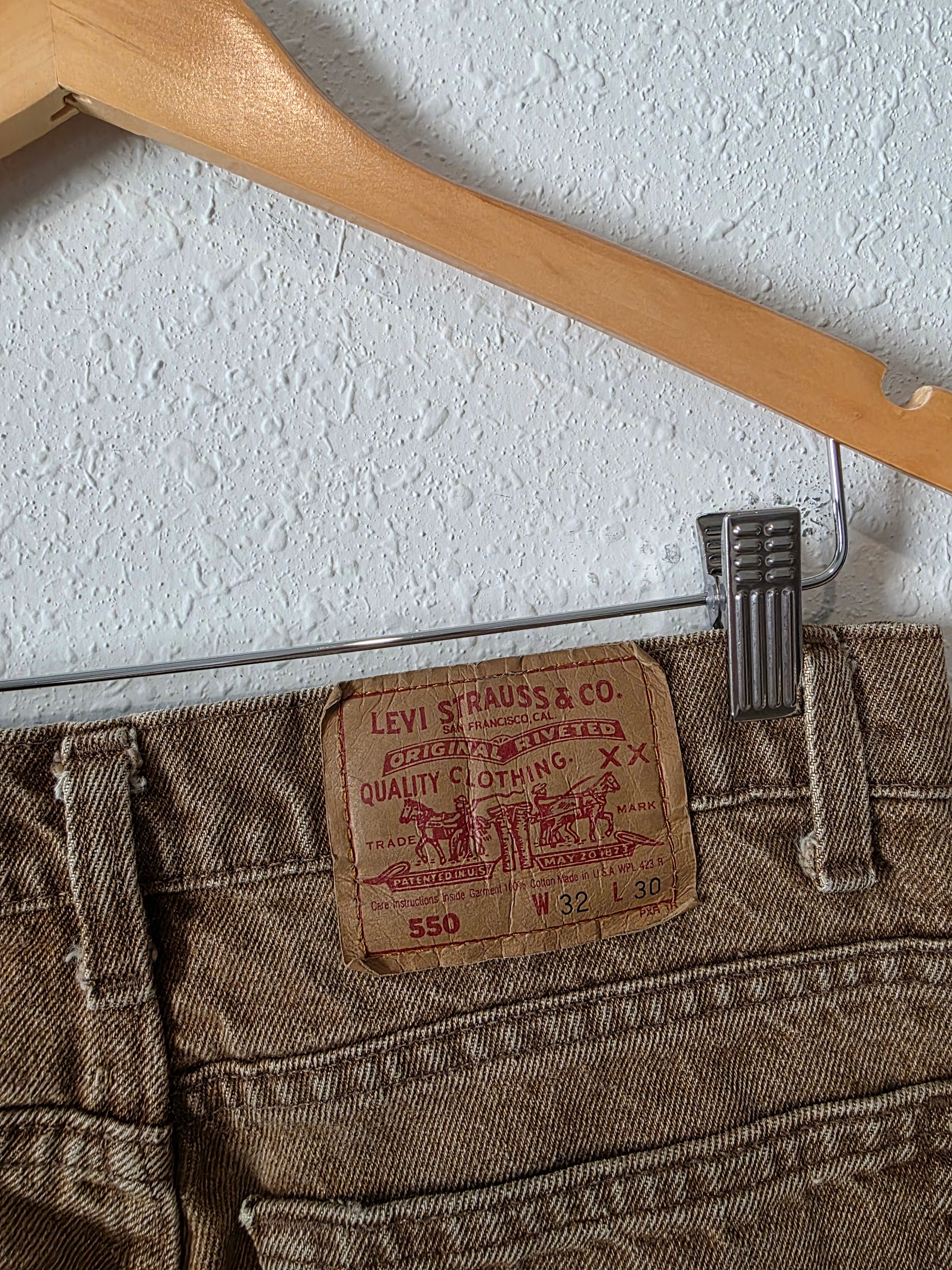 Vintage Levi's Brown Straight Jeans (30)