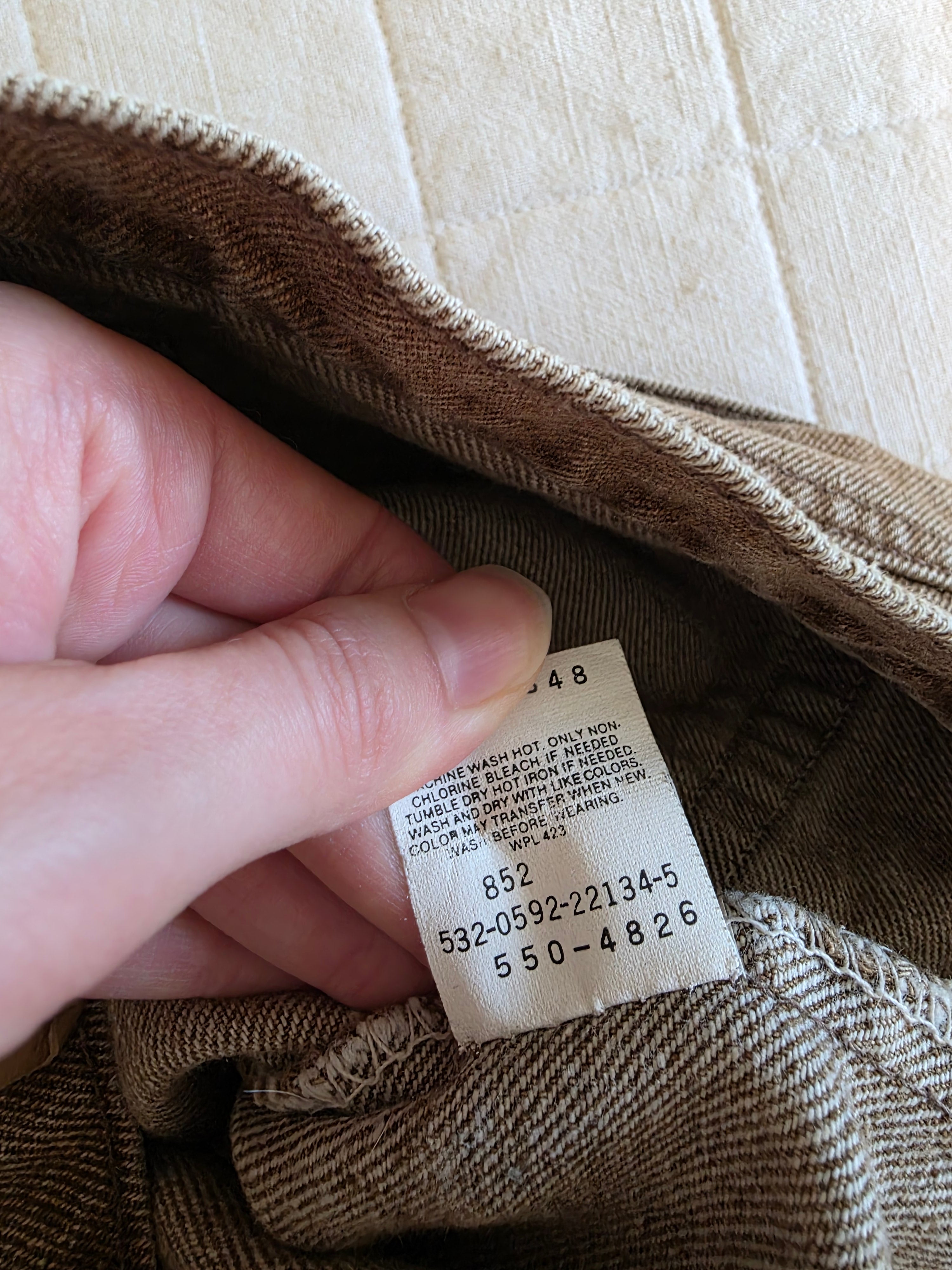 Vintage Levi's Brown Straight Jeans (30)