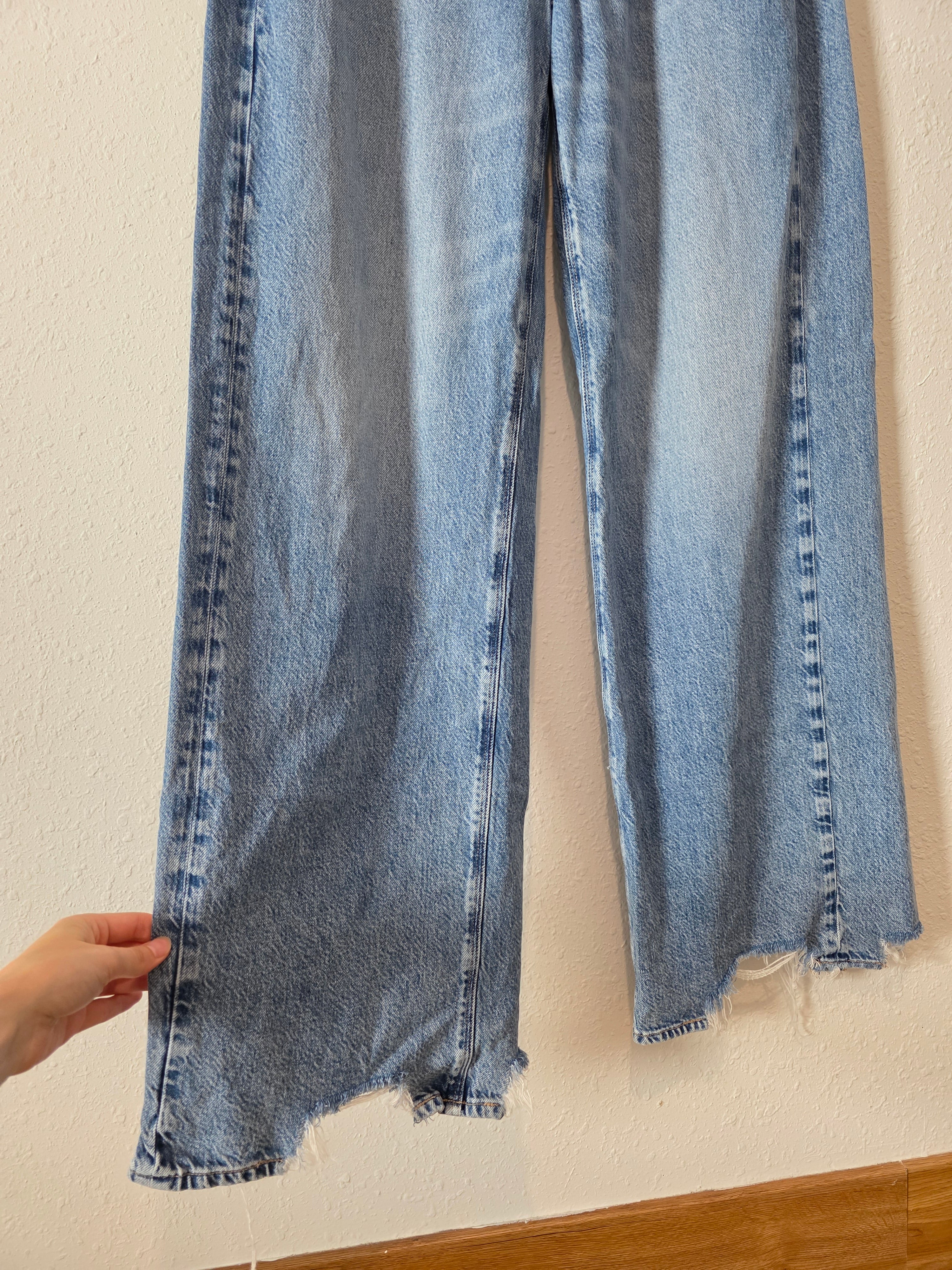 Baggy Wide Leg Jeans (12 xlong)