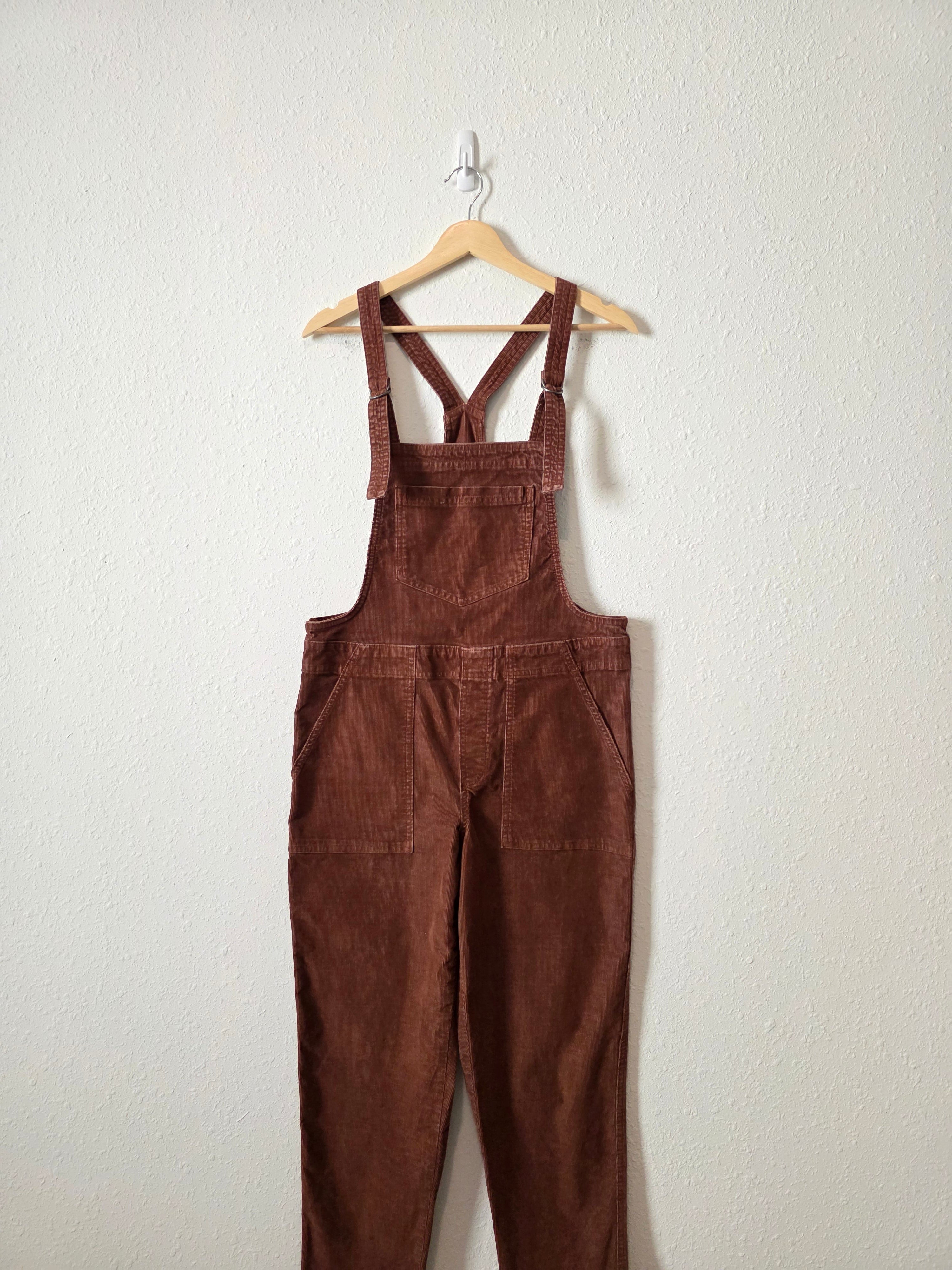 Aerie Corduroy Straight Overalls (S)