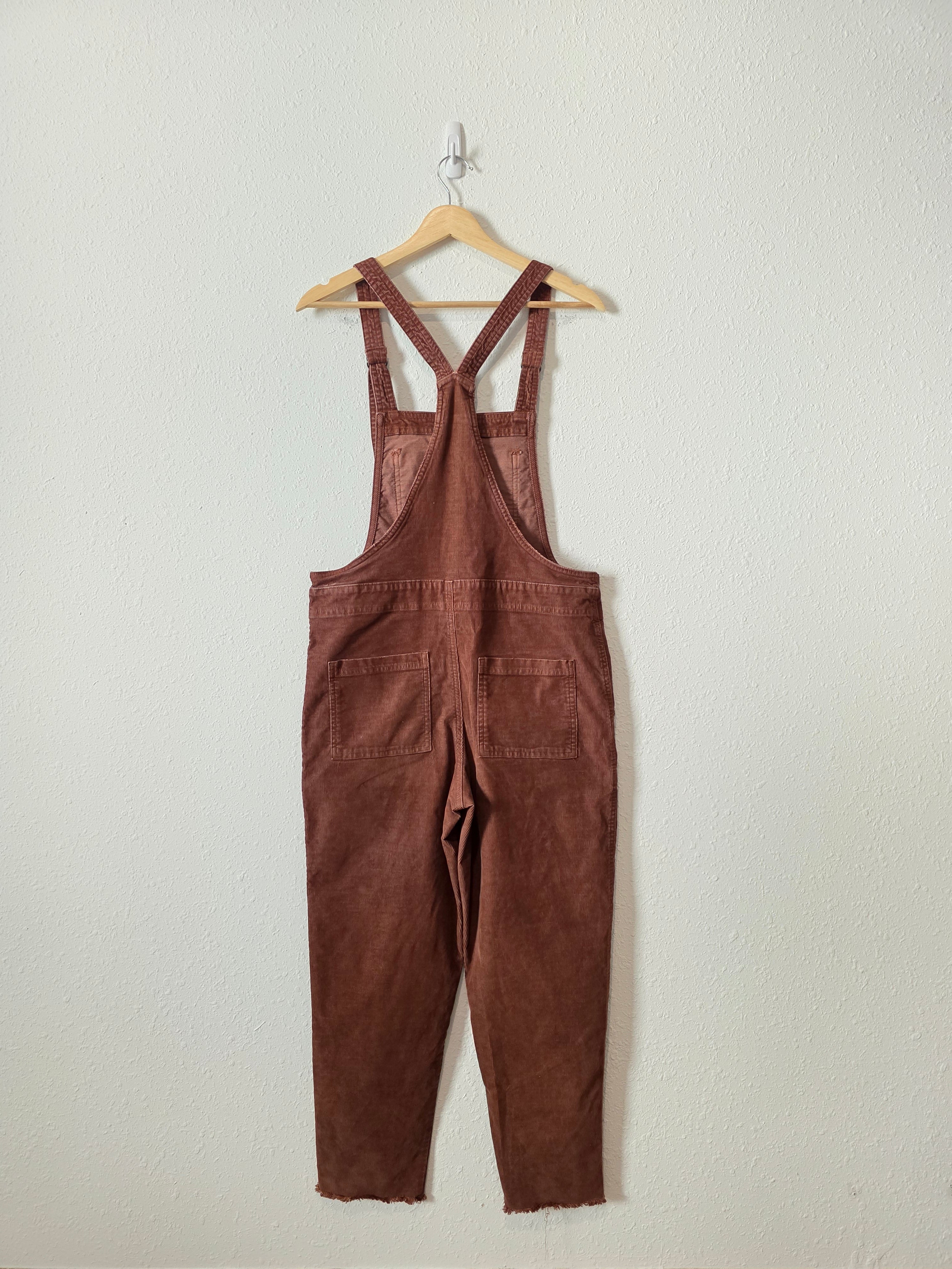 Aerie Corduroy Straight Overalls (S)