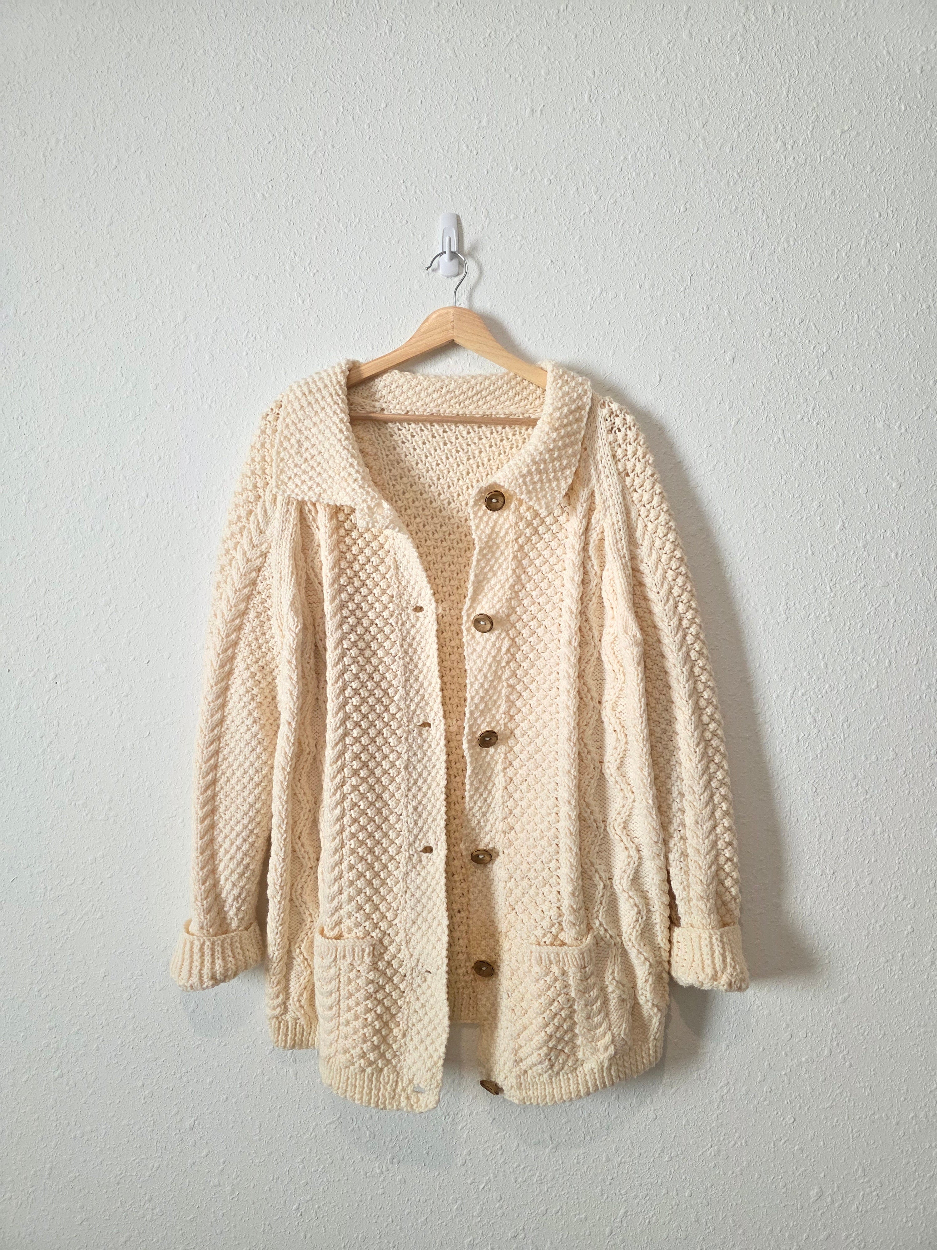Chunky Fisherman Cardigan Sweater (S-L)