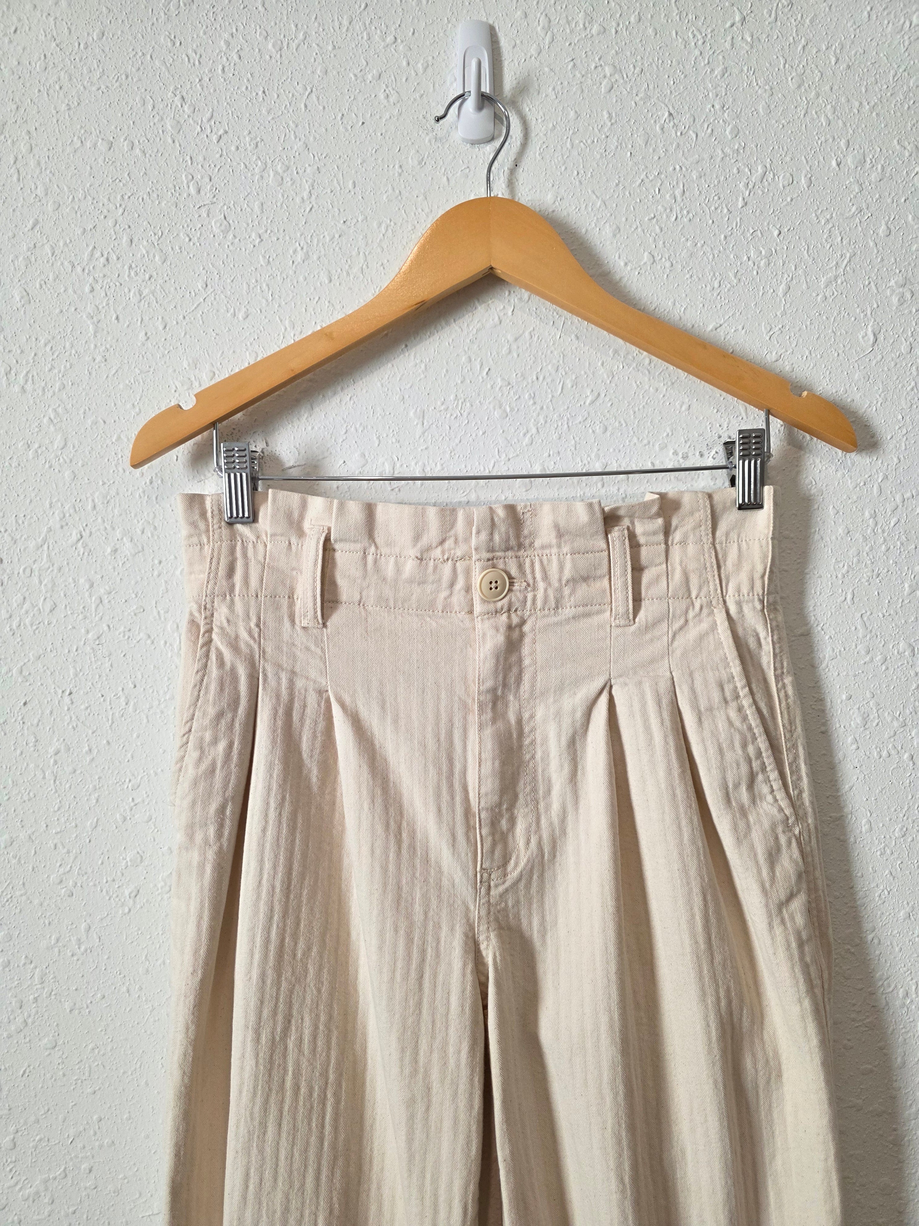 Madewell Ecru Straight Pants (26)