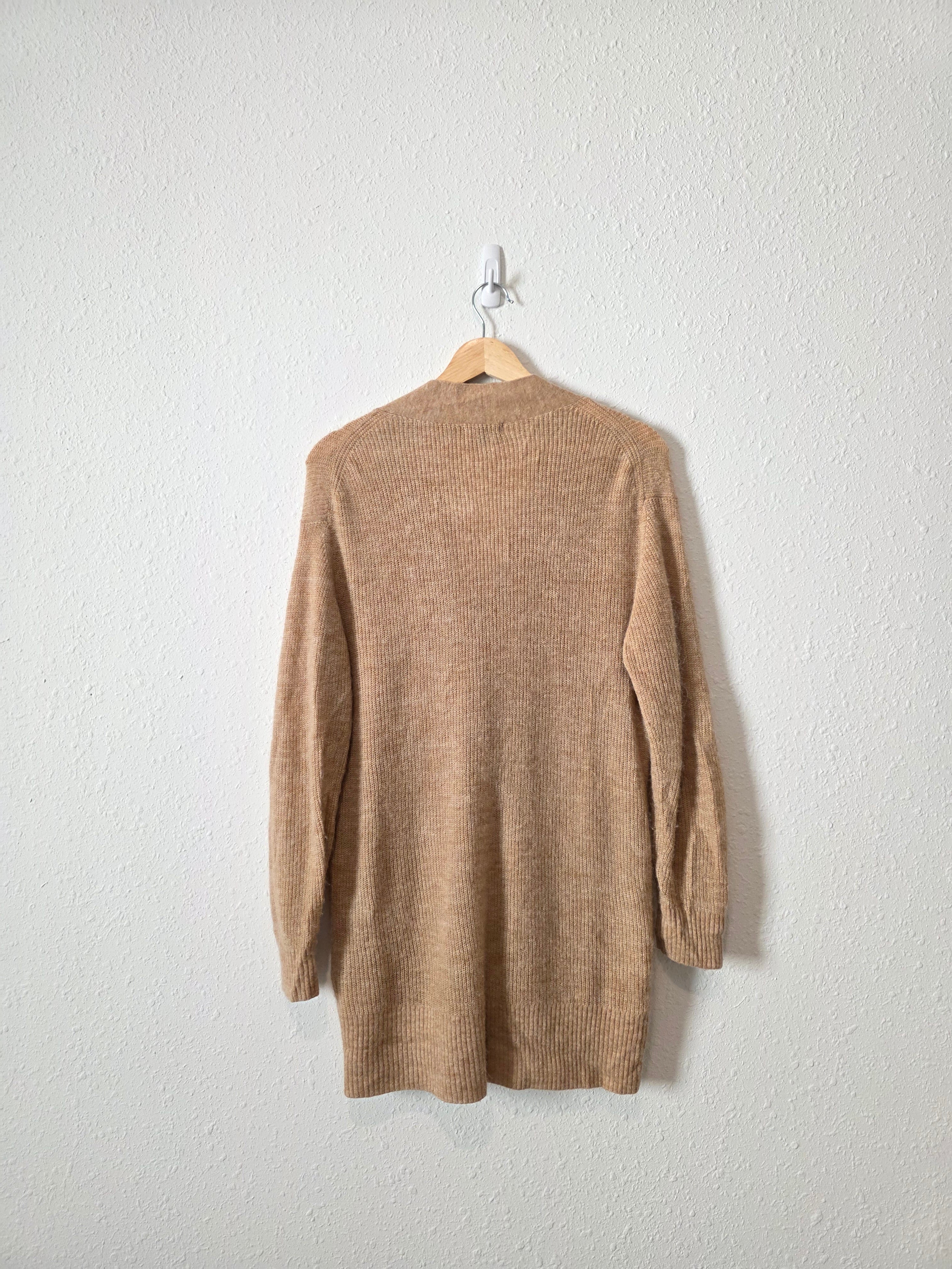 Quince Wool Alpaca Oversized Cardigan (M)