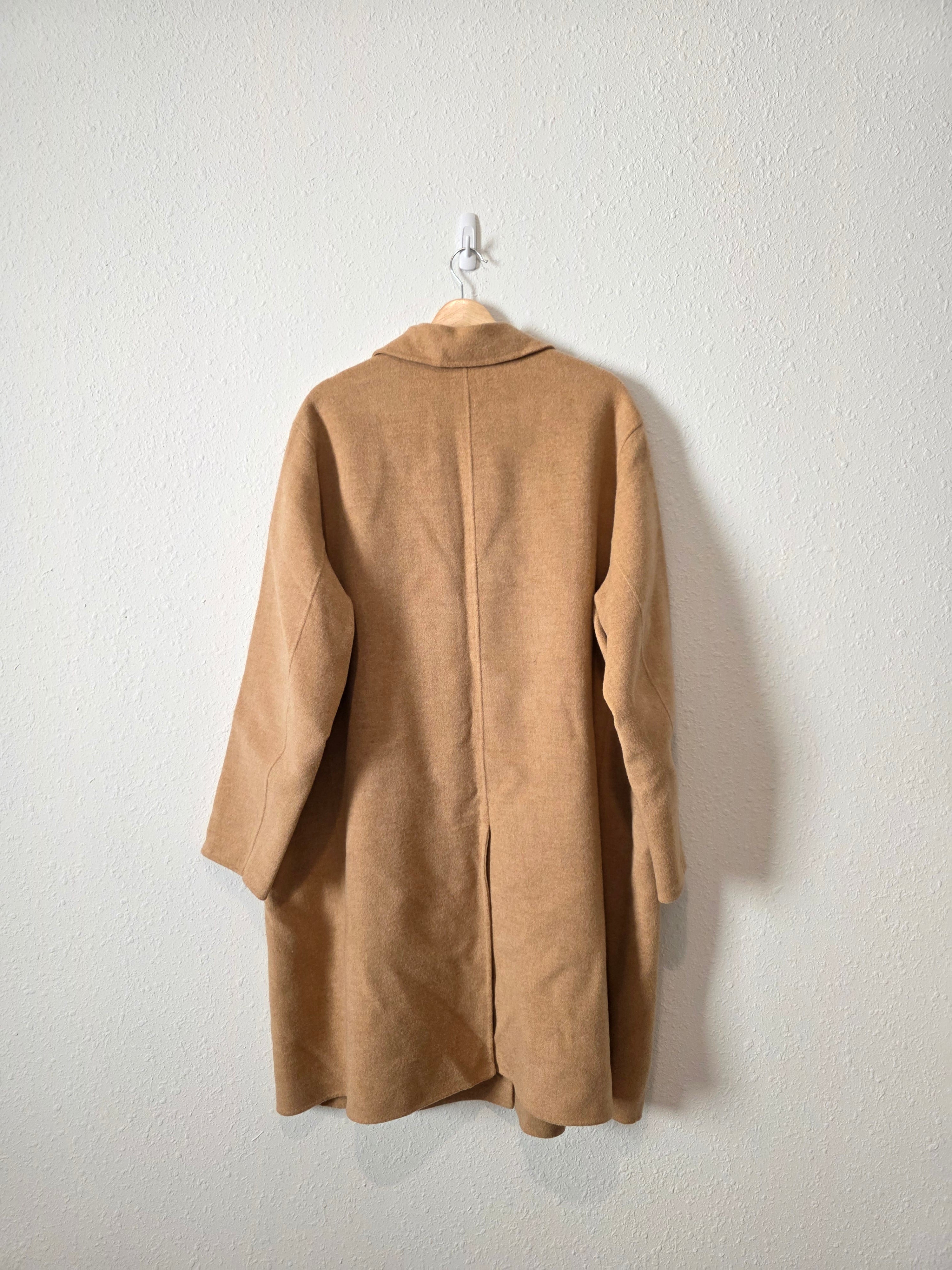 Camel Wool Blend Coat (2X)