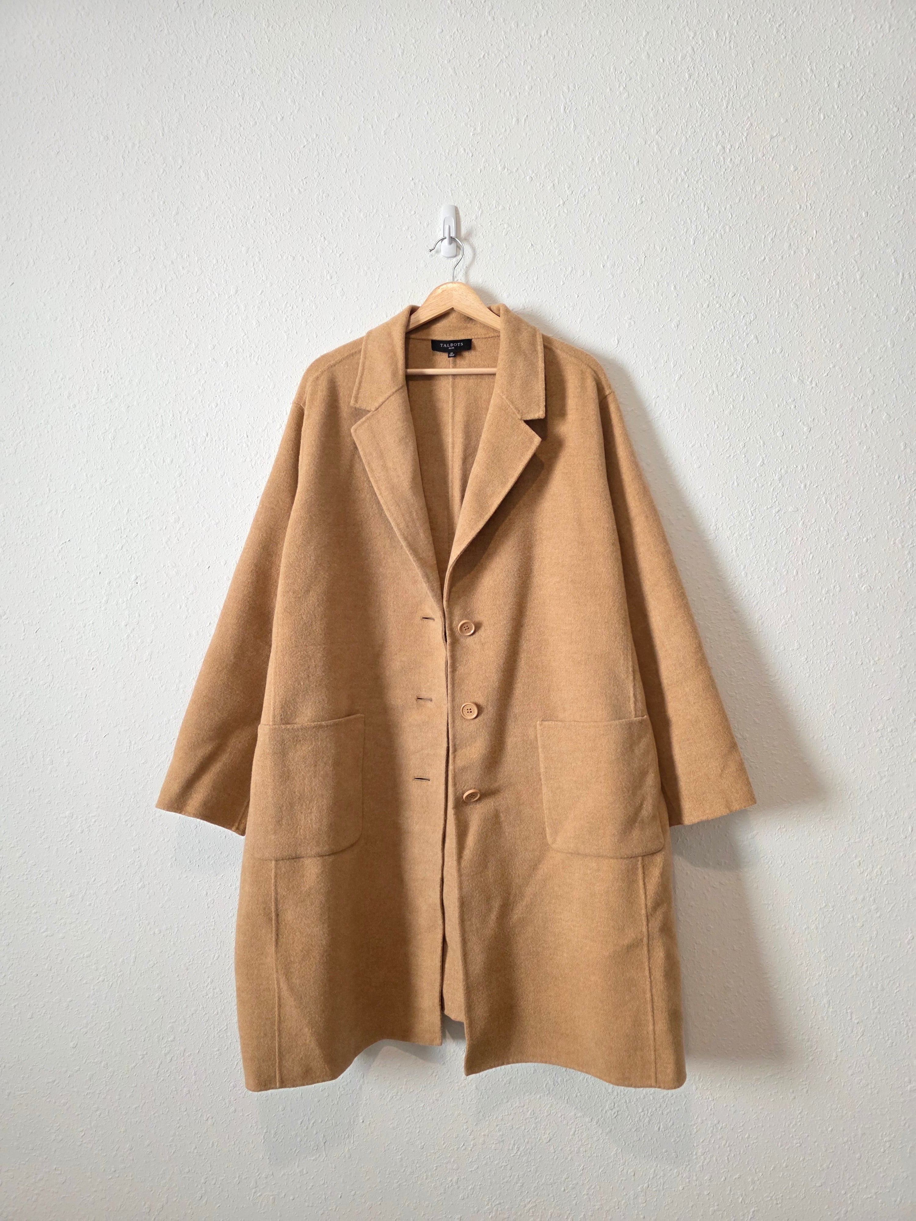 Camel Wool Blend Coat (2X)