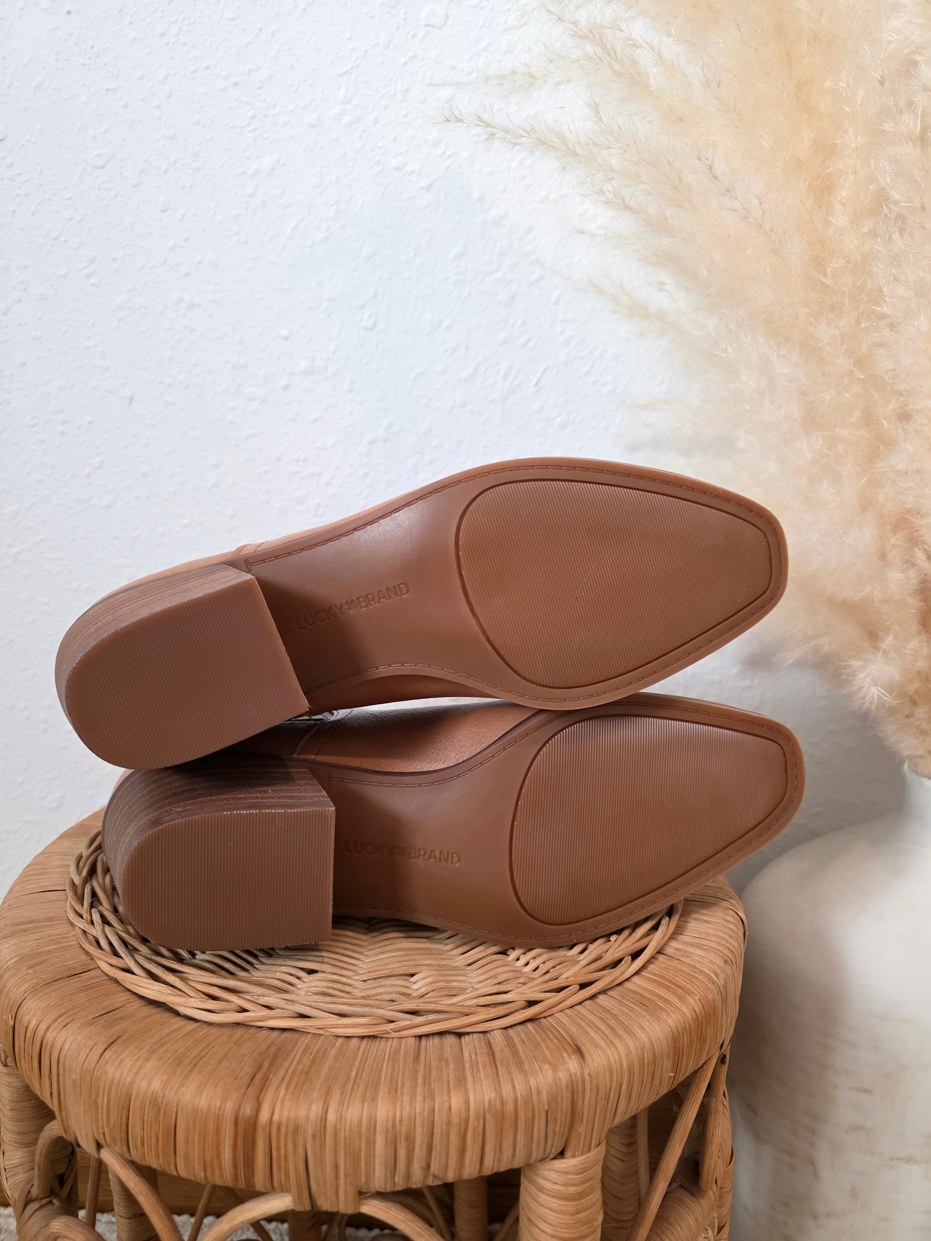 Lucky Brand Leather Ankle Boots (7.5)