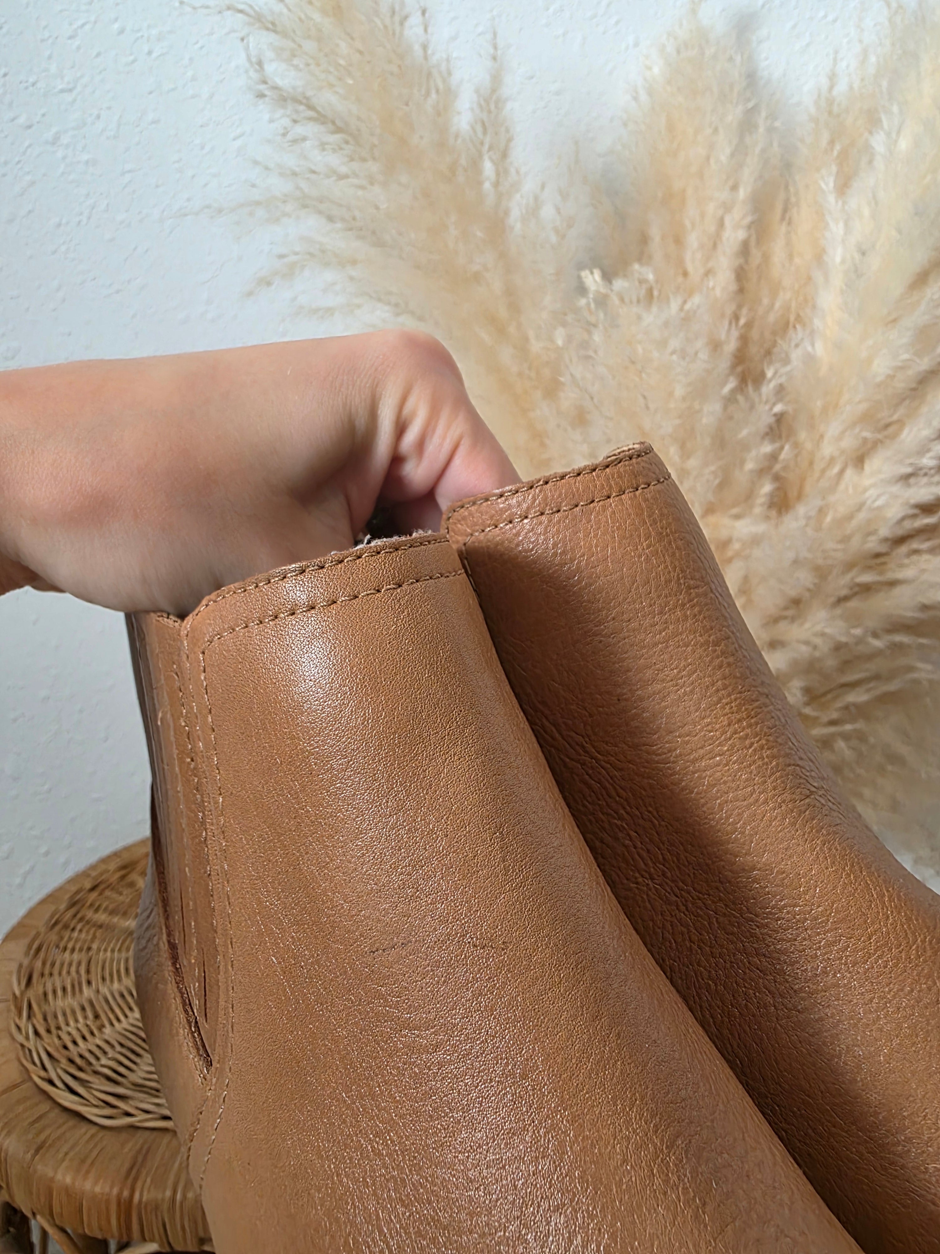 Lucky Brand Leather Ankle Boots (7.5)
