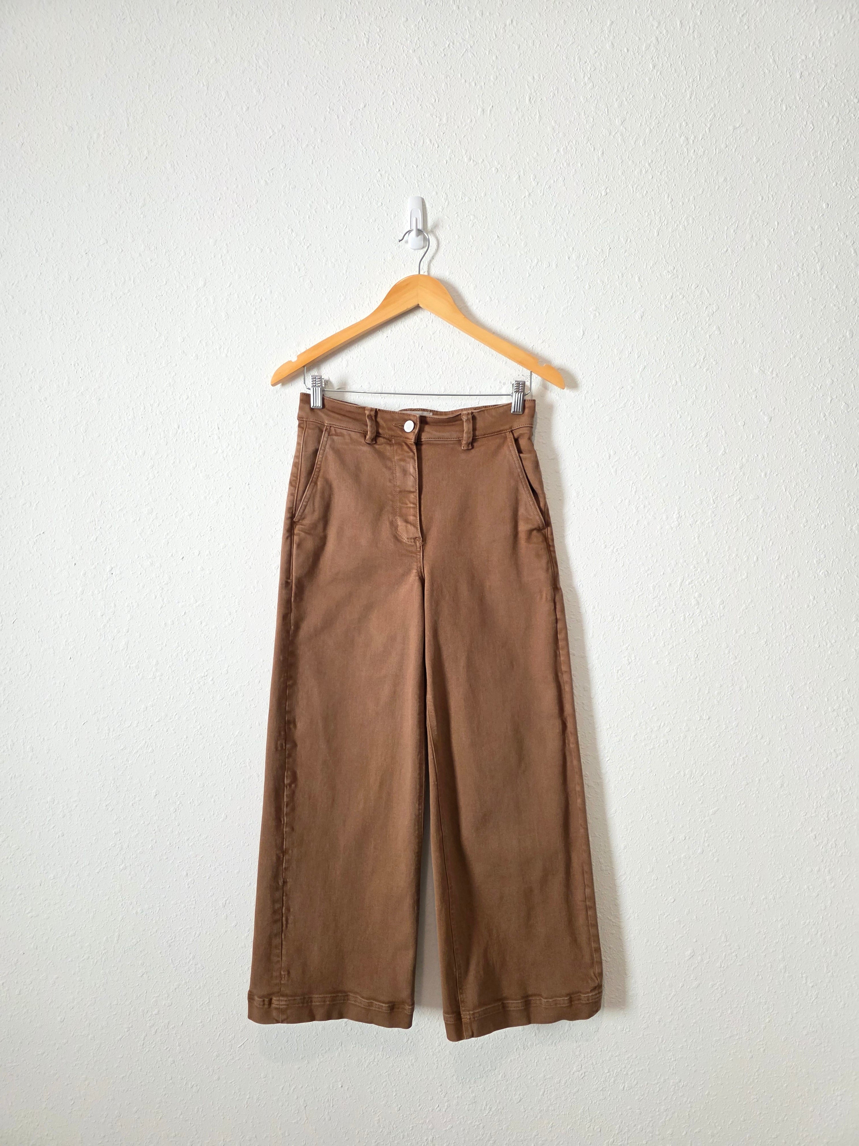 Everlane Brown Wide Leg Pants (4)