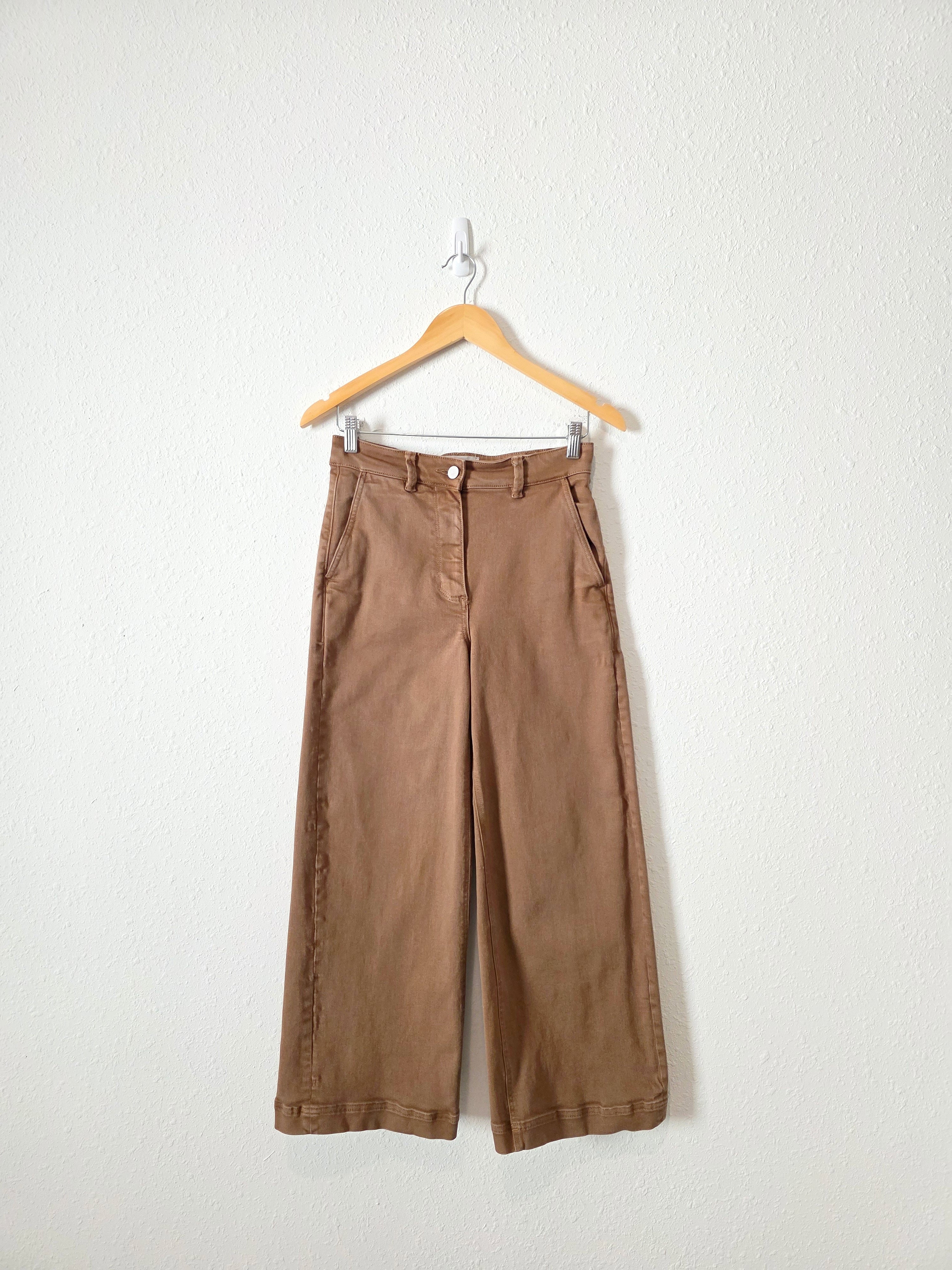 Everlane Brown Wide Leg Pants (4)