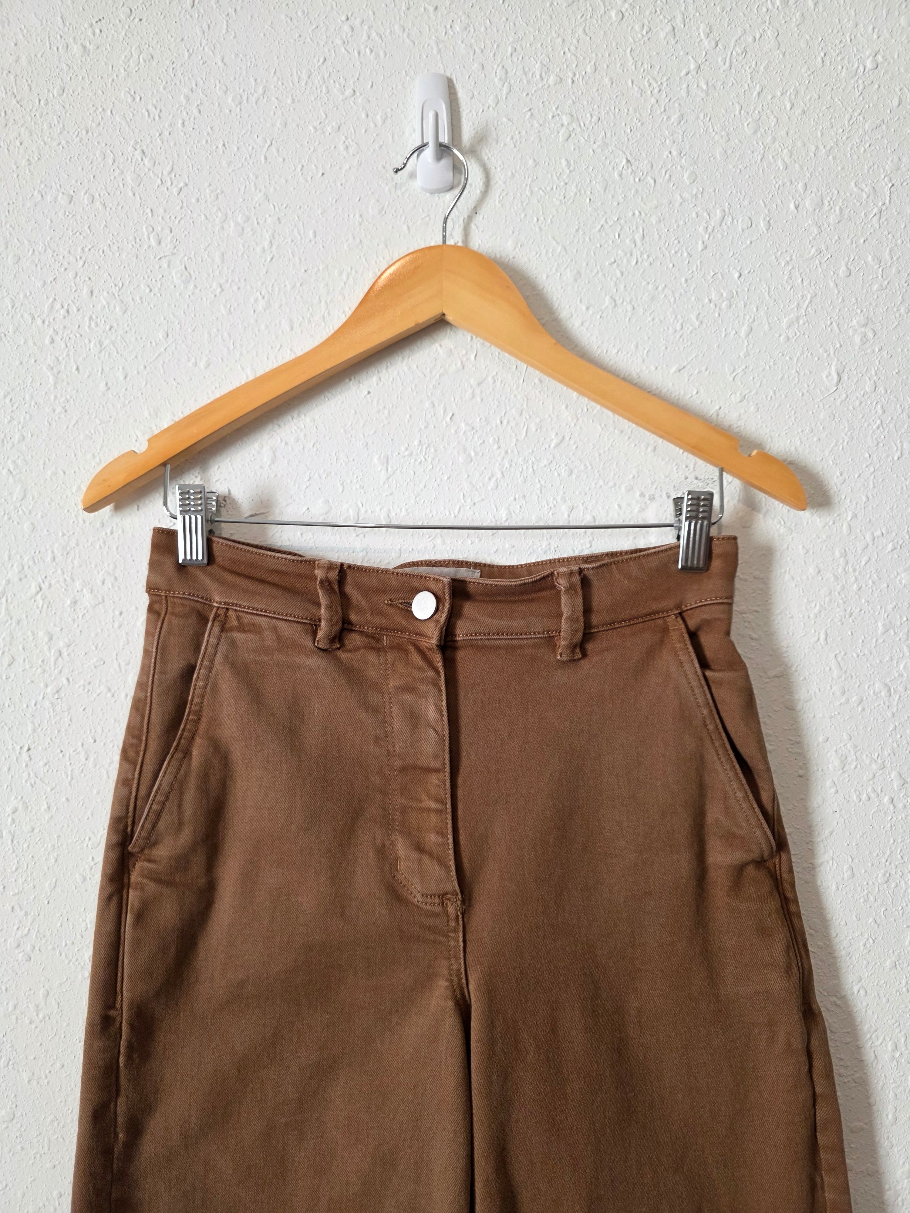 Everlane Brown Wide Leg Pants (4)
