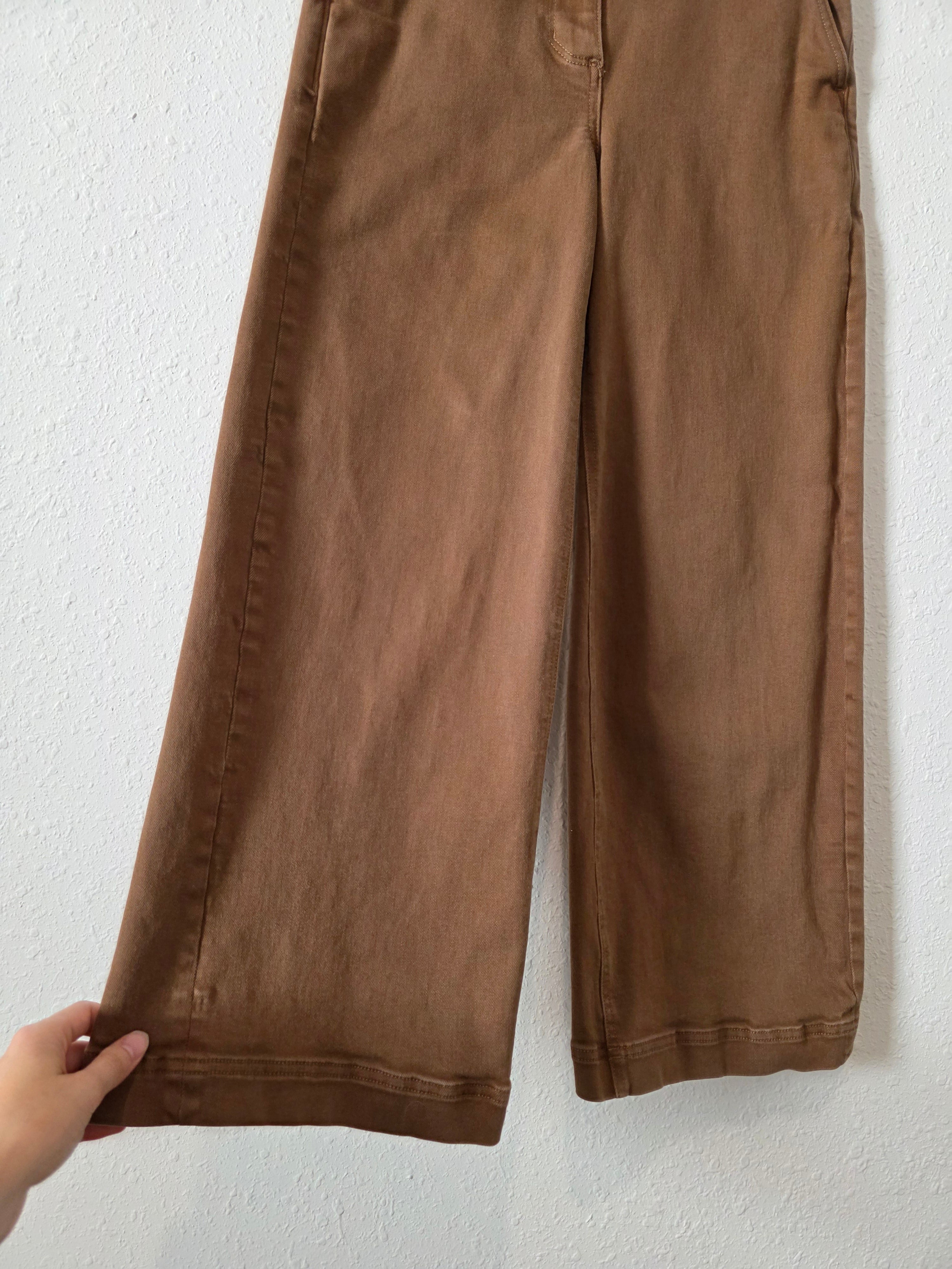 Everlane Brown Wide Leg Pants (4)