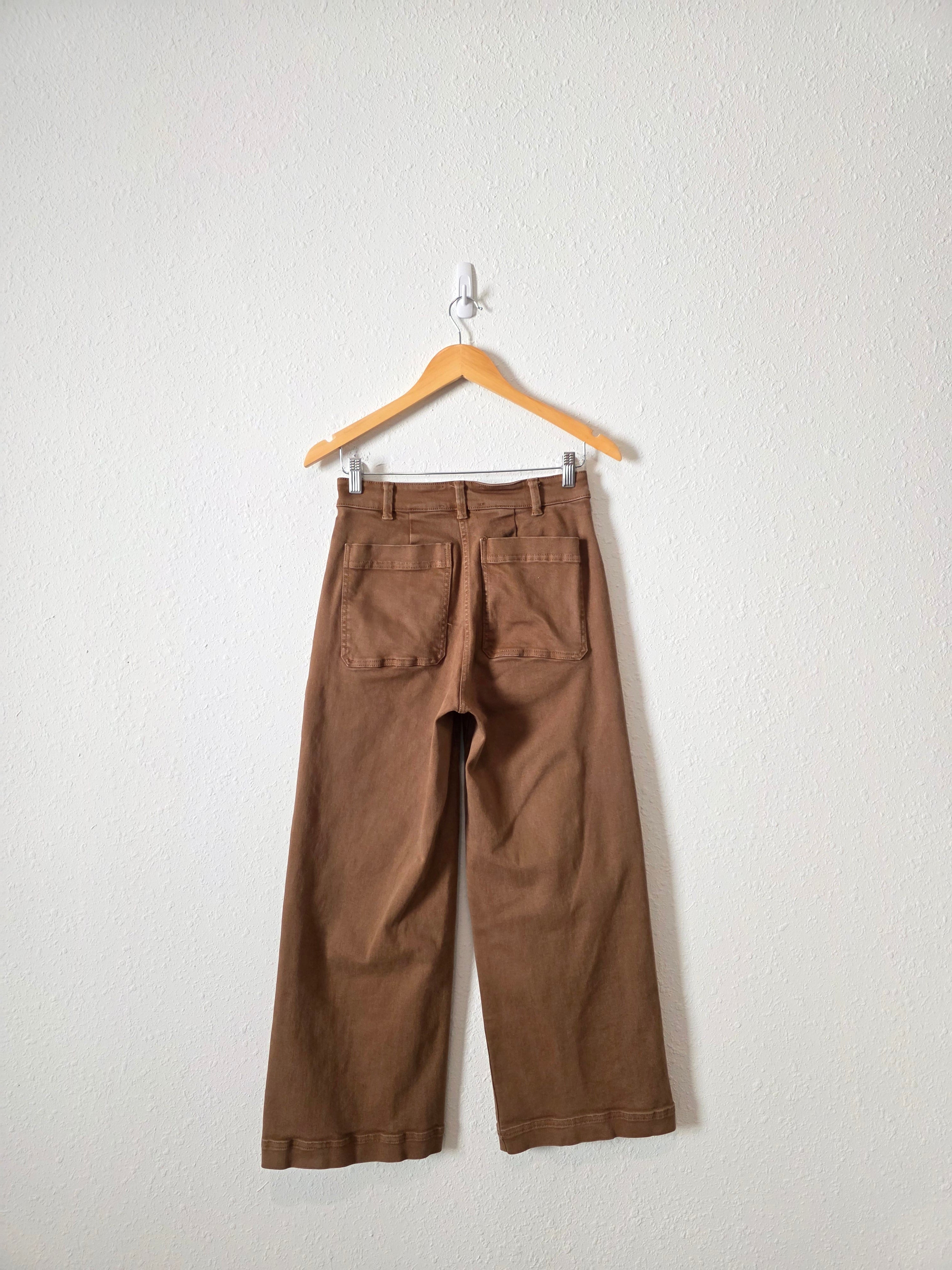 Everlane Brown Wide Leg Pants (4)