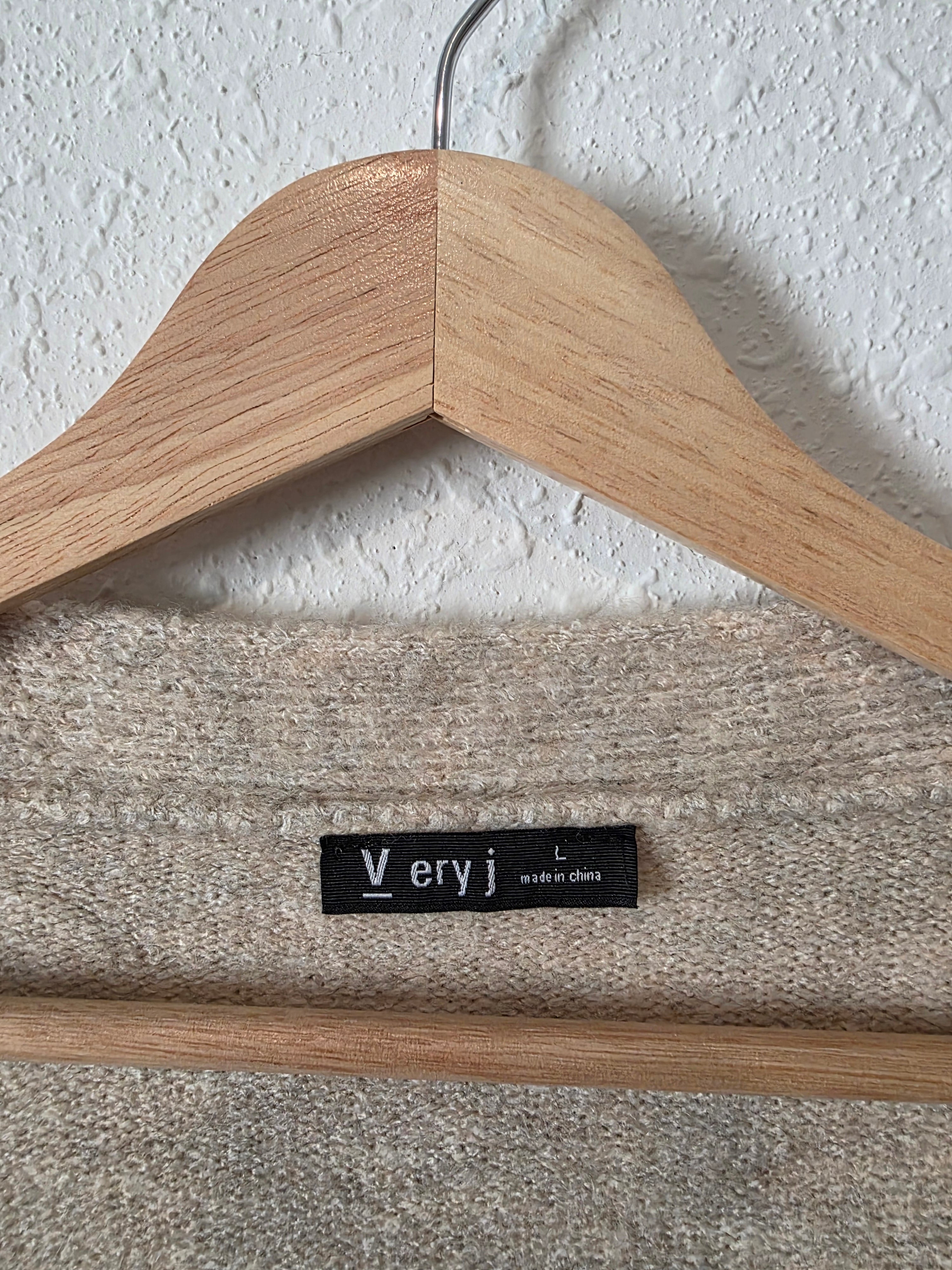 Very J Balloon Sleeve Cardigan (L)