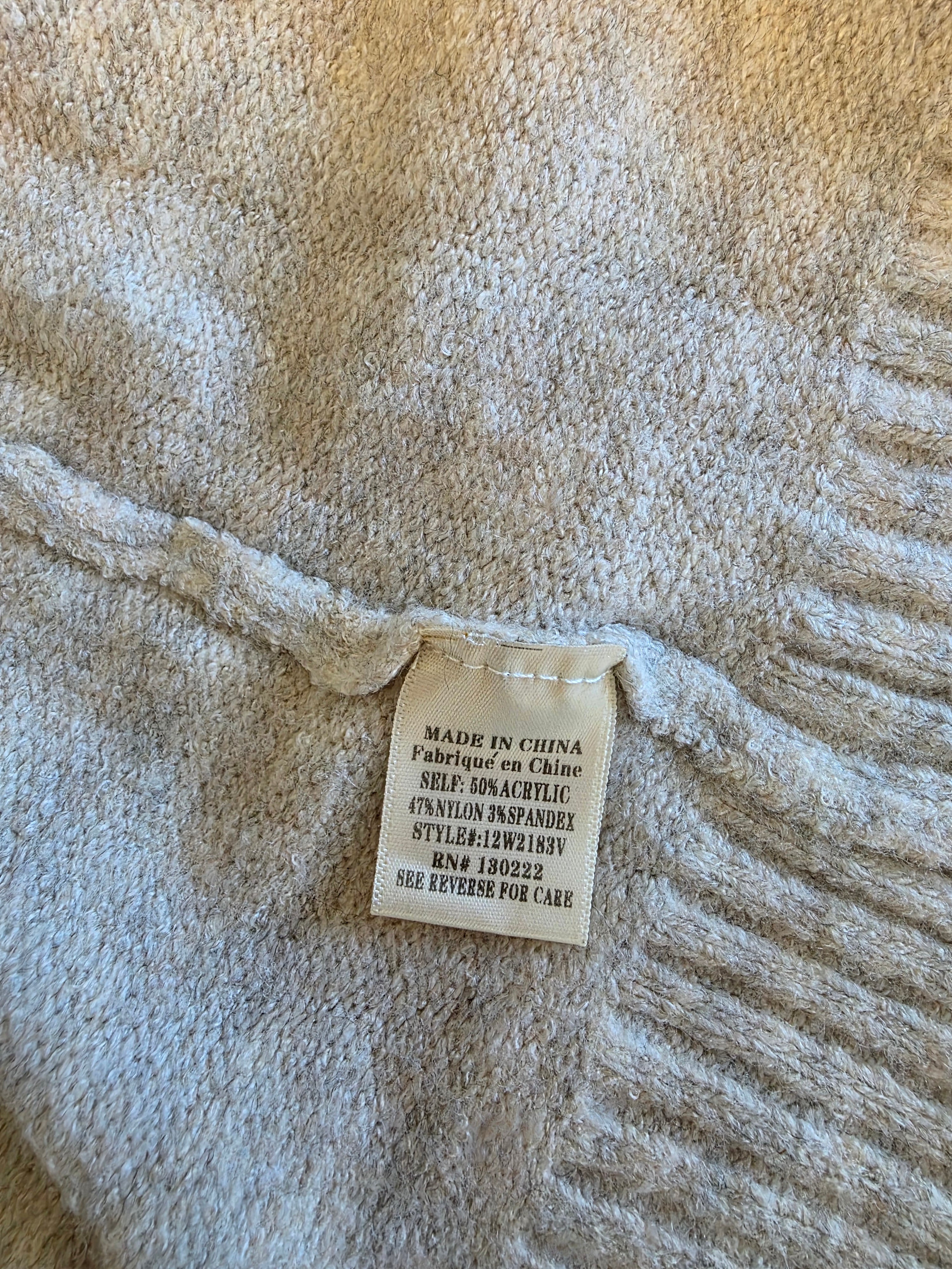 Very J Balloon Sleeve Cardigan (L)