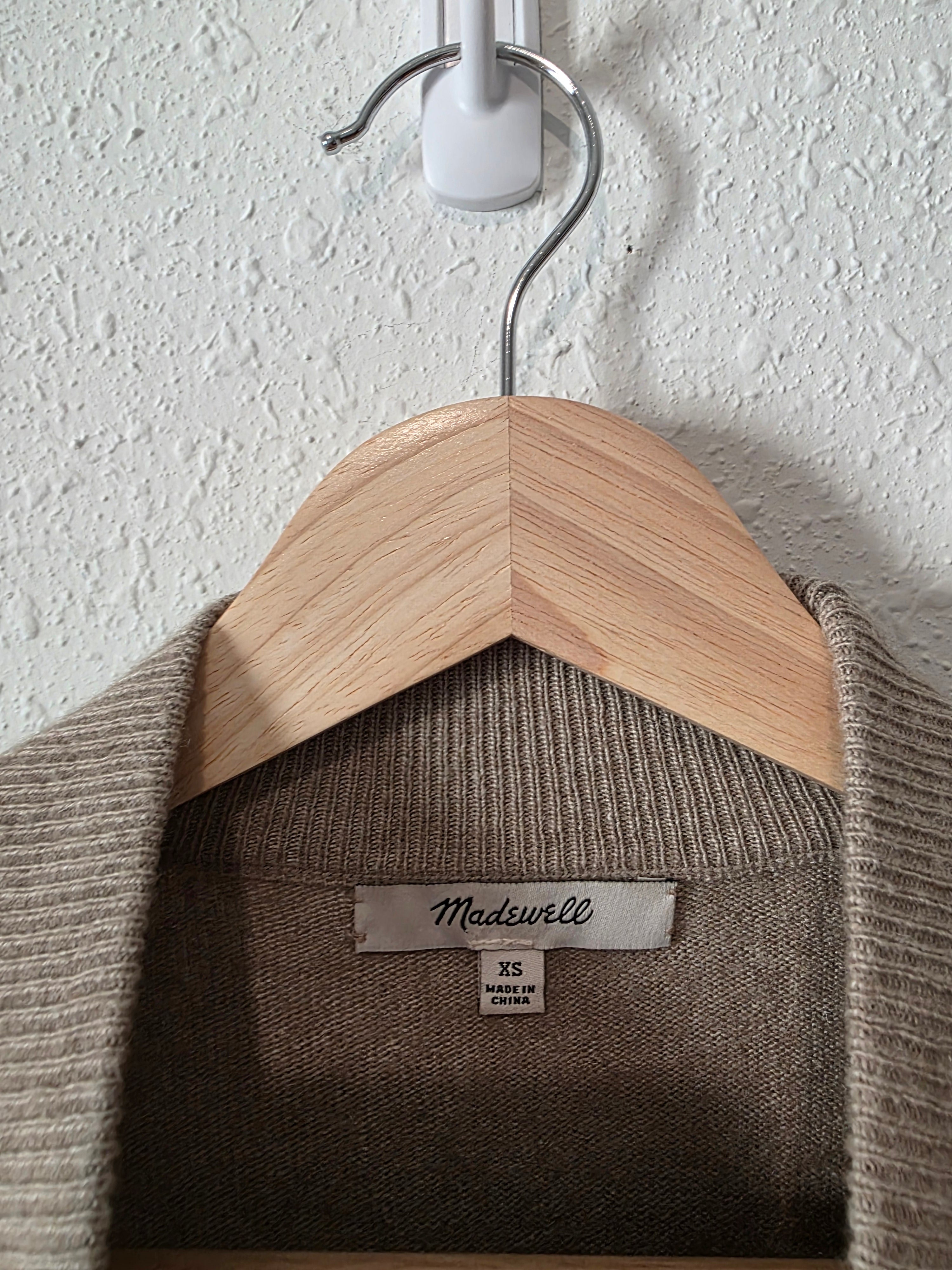 Madewell Merino Wool Mockneck Sweater (XS)