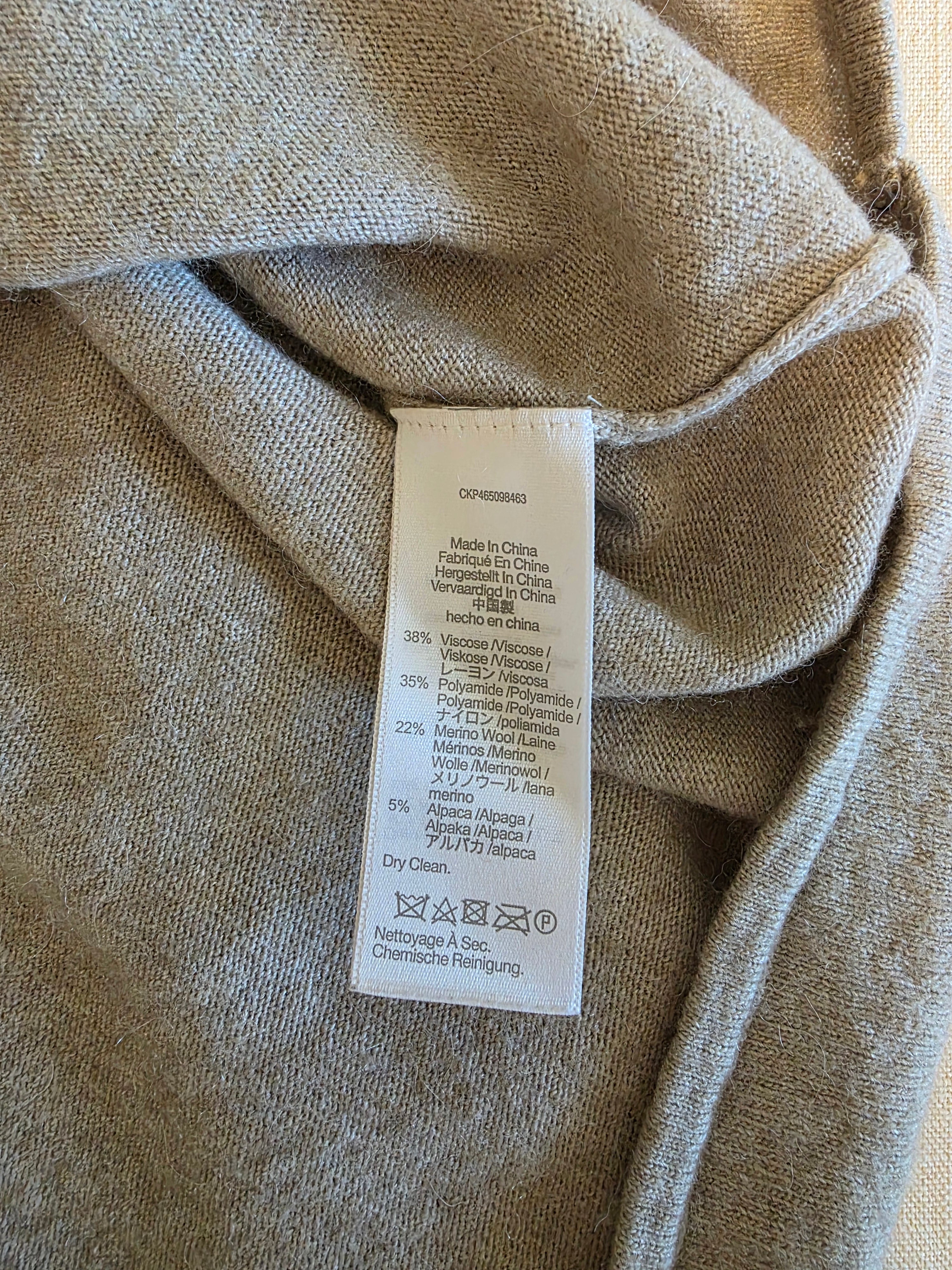 Madewell Merino Wool Mockneck Sweater (XS)
