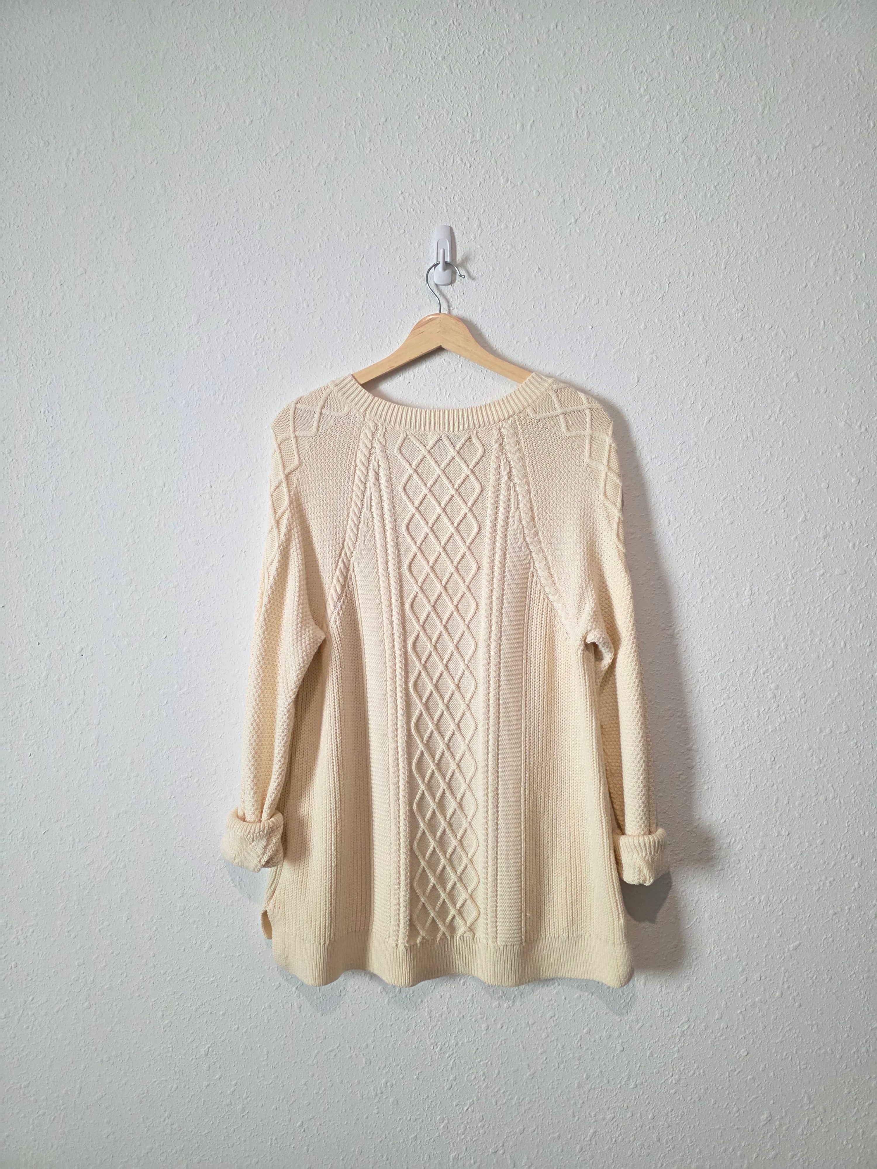 Cable Knit Fisherman Sweater (M)