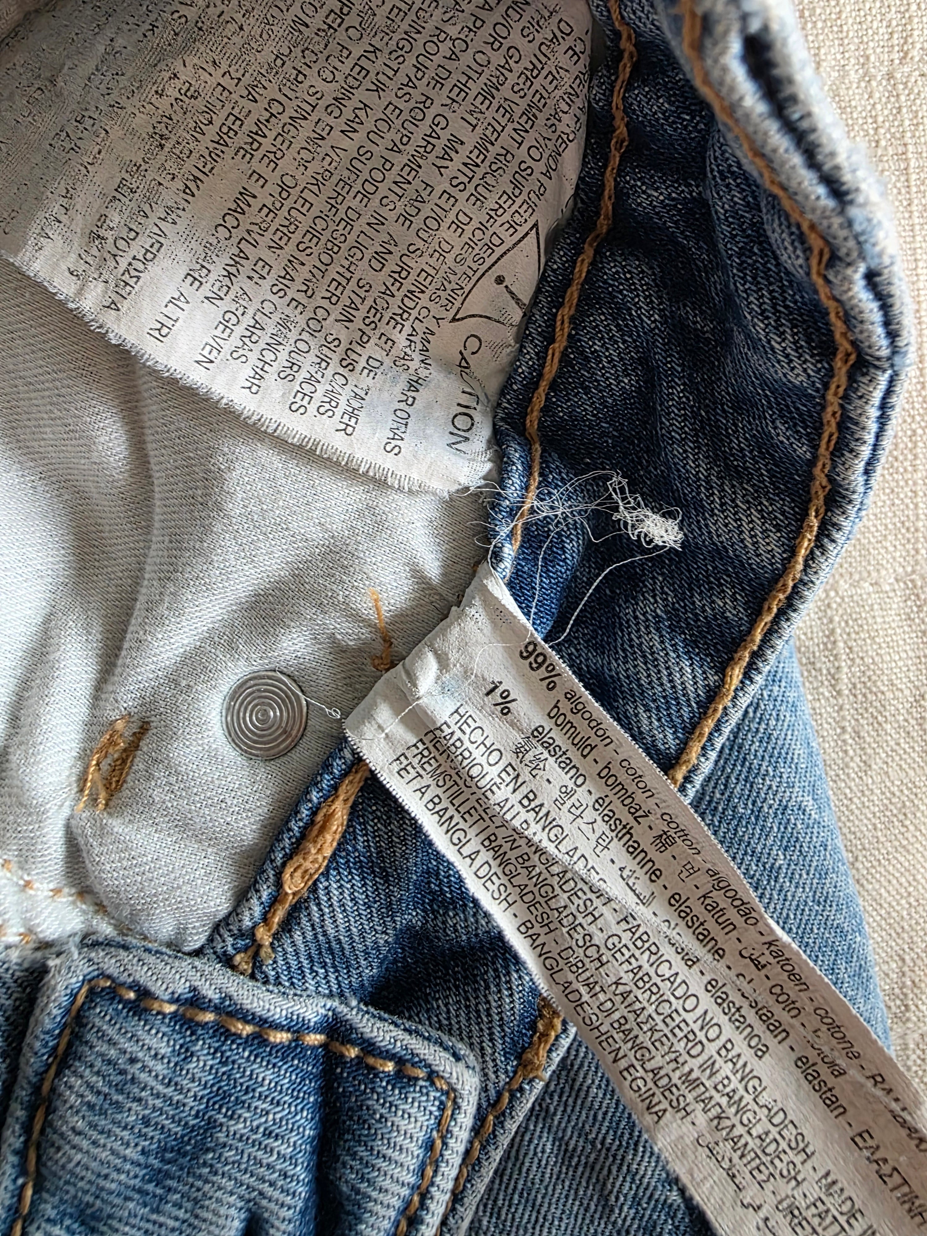 Zara Light Wash Jeans (4)