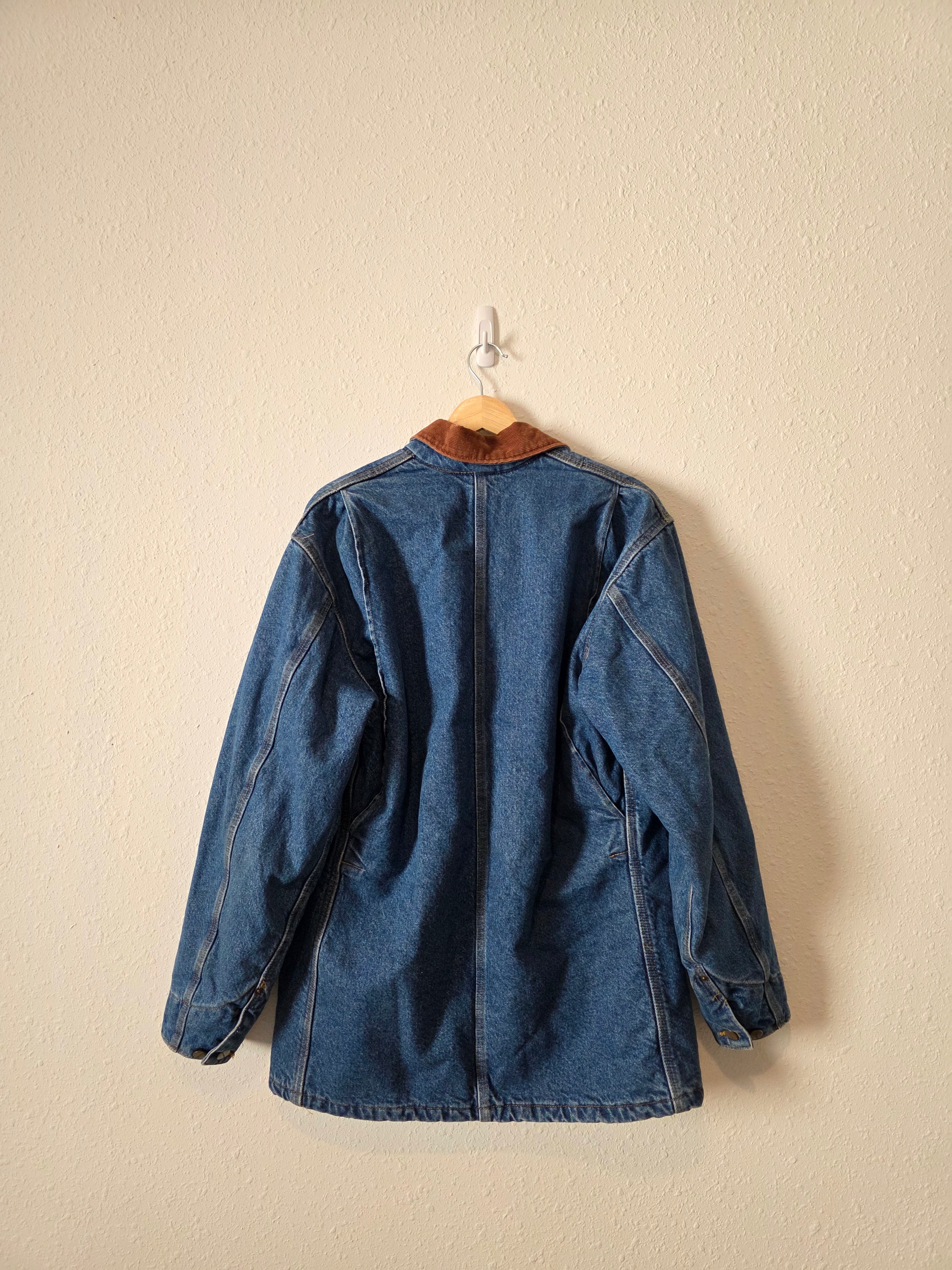 Vintage Carhartt Denim Chore Coat (M)