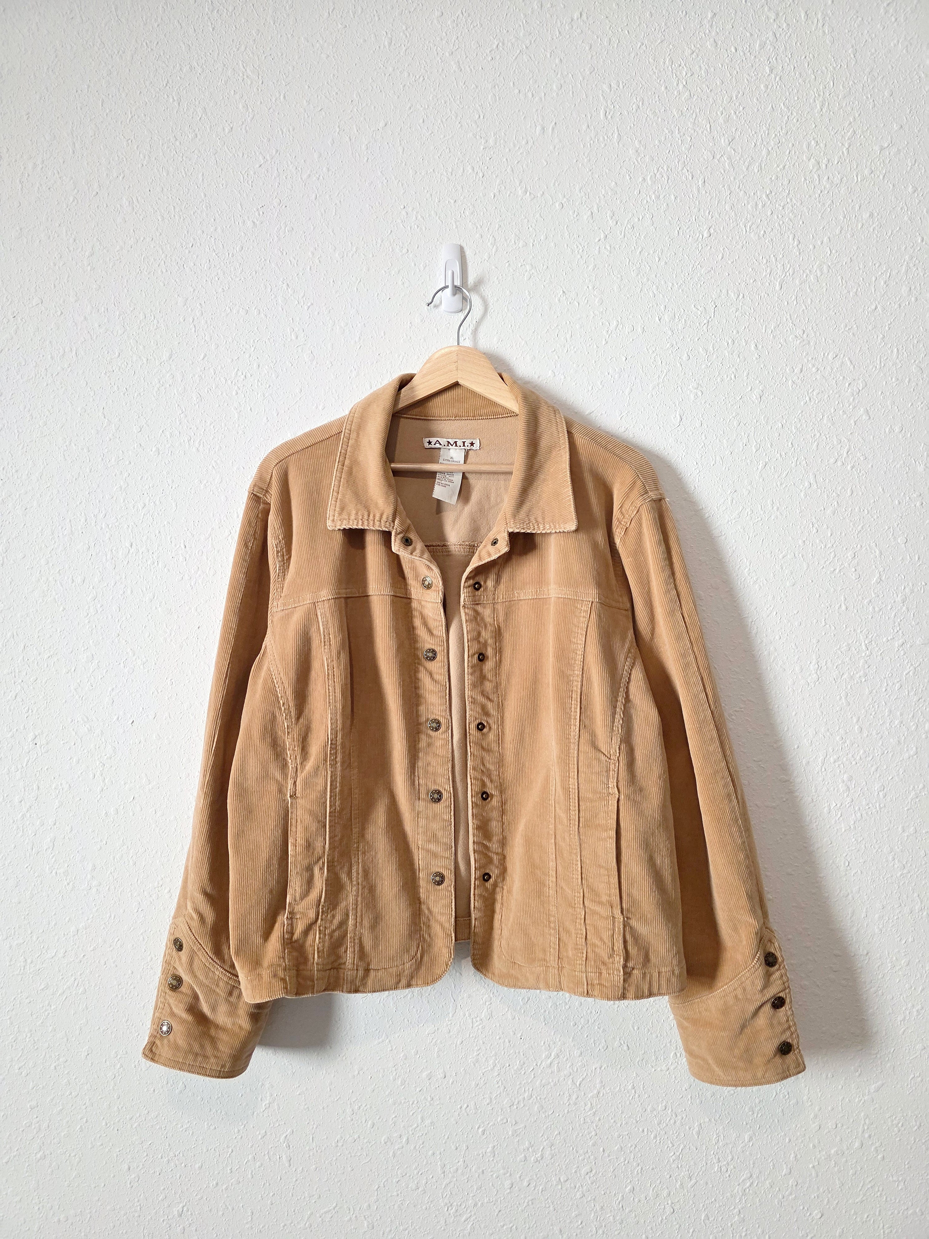 Vintage Camel Corduroy Jacket (XL)
