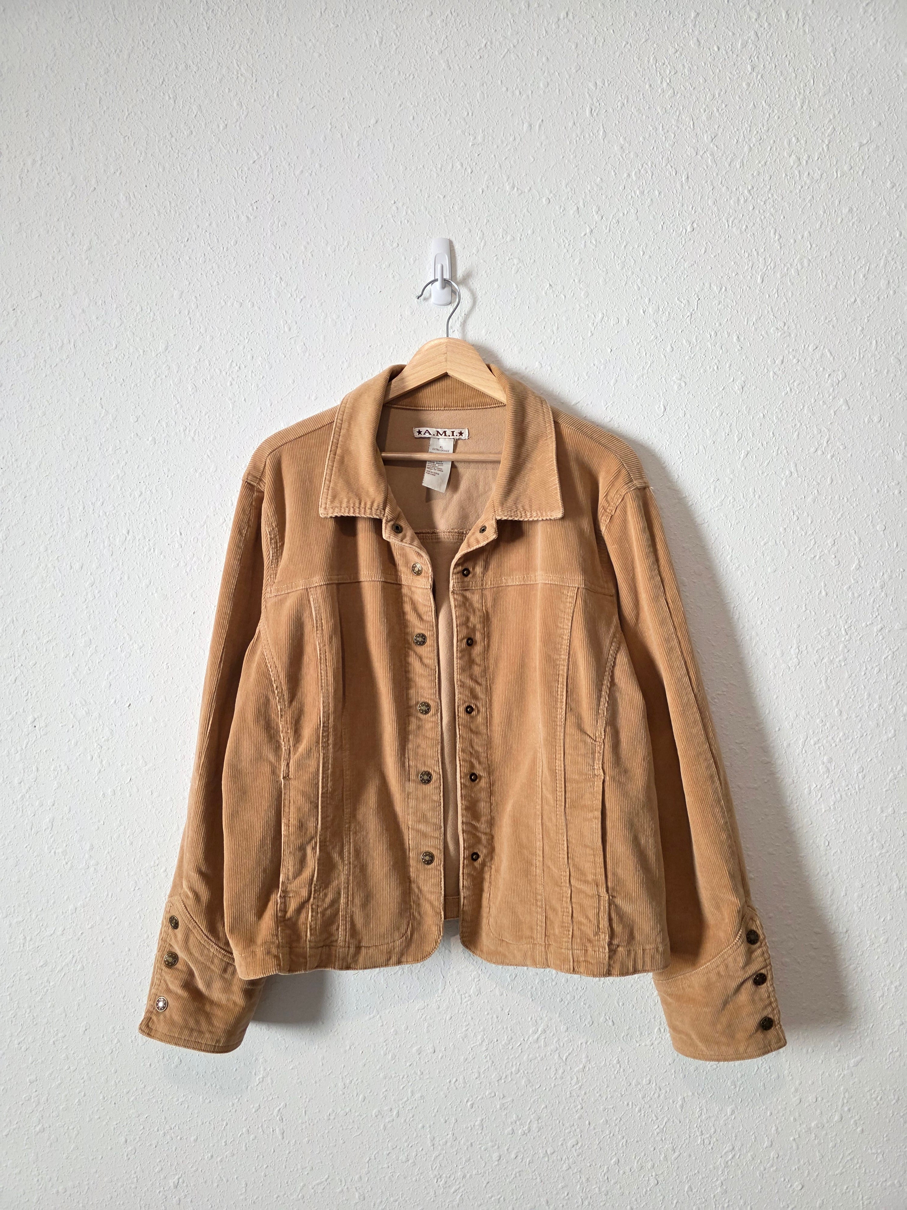 Vintage Camel Corduroy Jacket (XL)