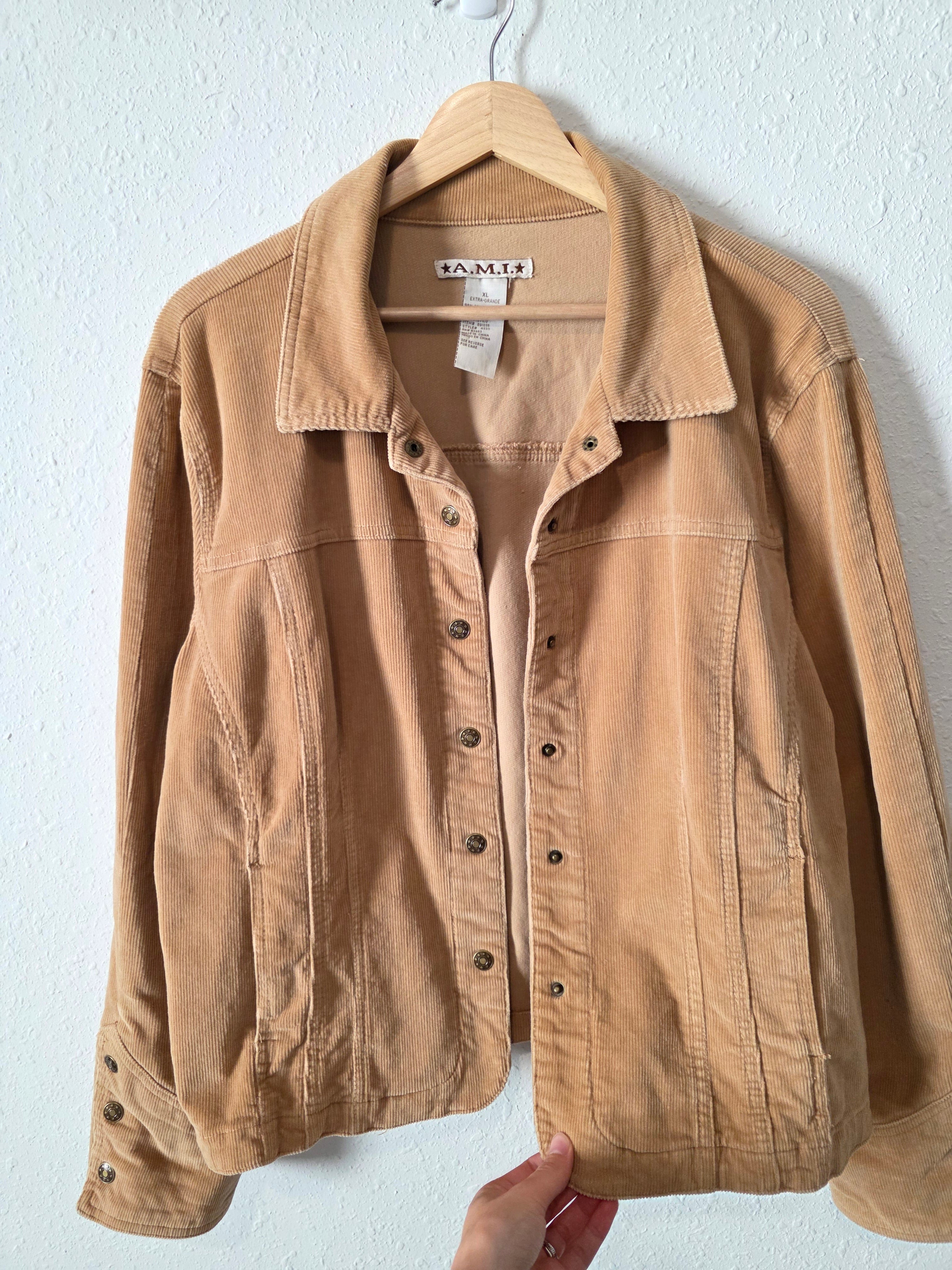 Vintage Camel Corduroy Jacket (XL)