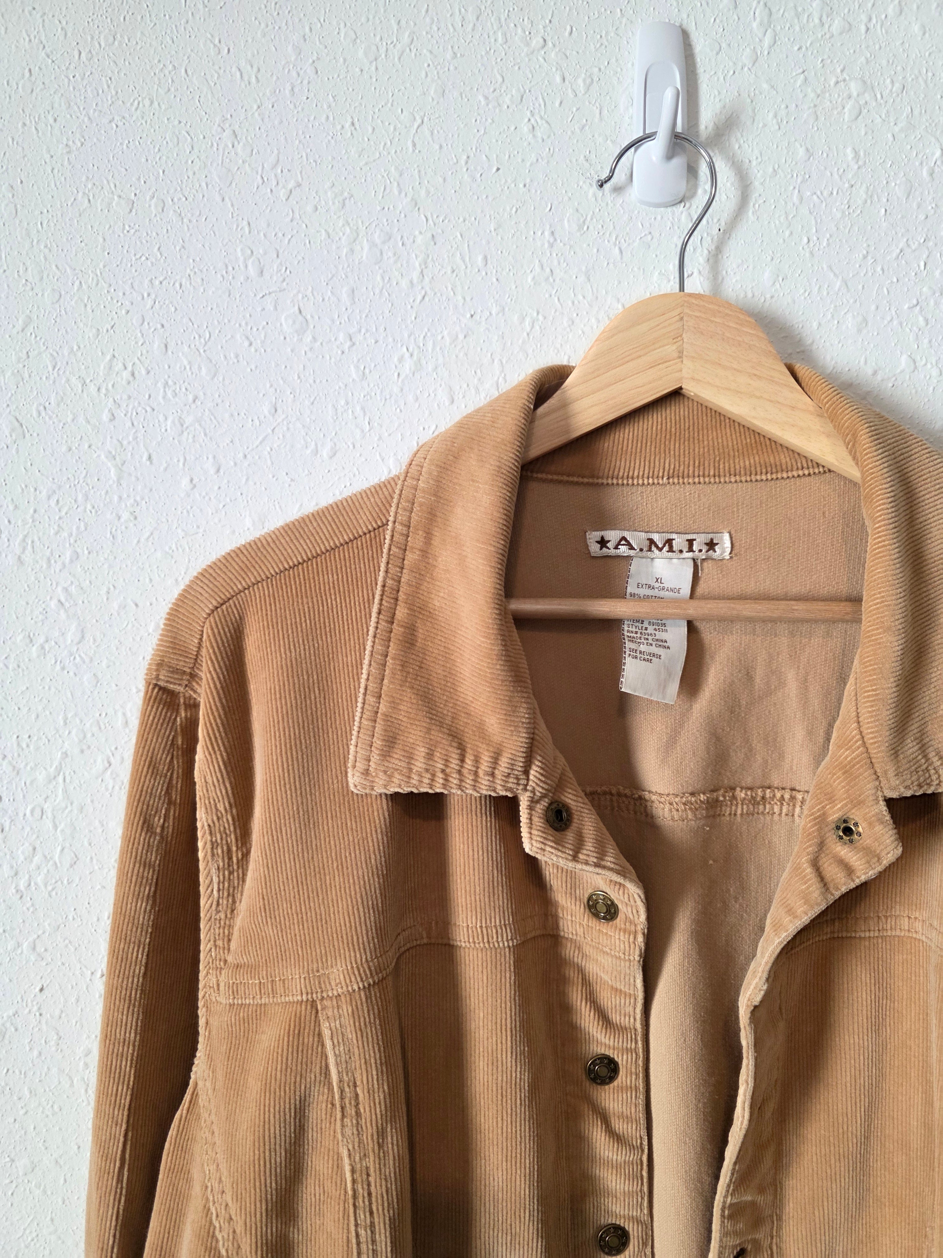 Vintage Camel Corduroy Jacket (XL)