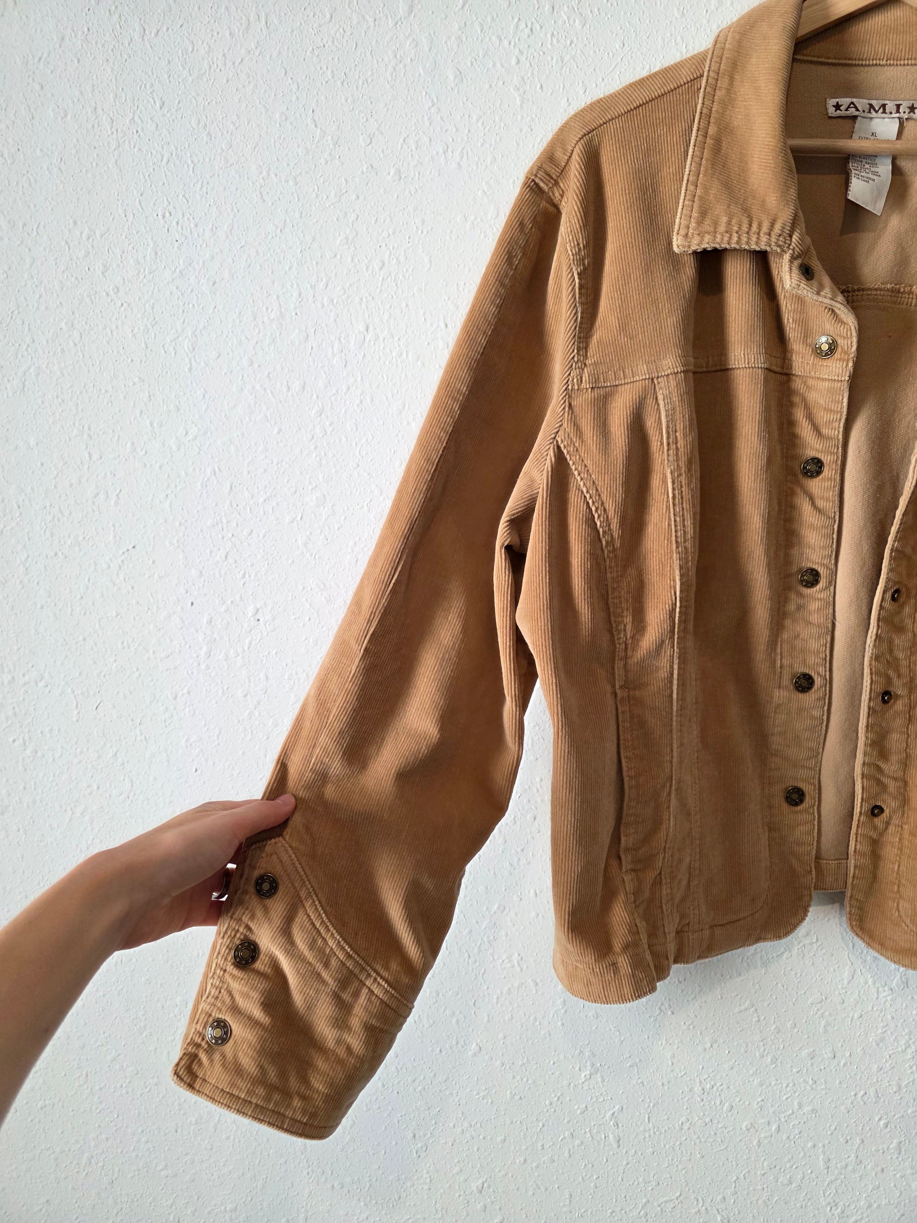 Vintage Camel Corduroy Jacket (XL)