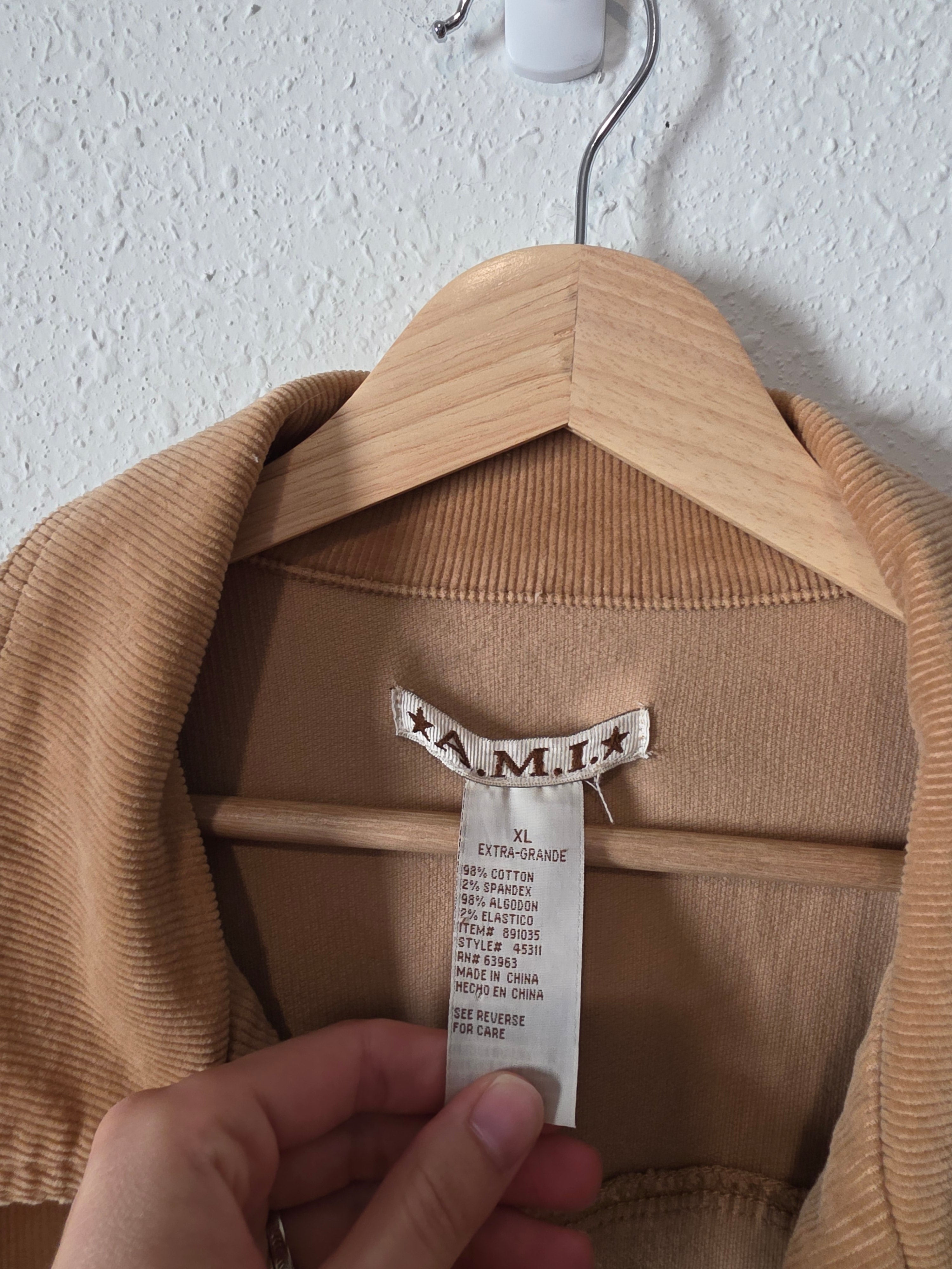 Vintage Camel Corduroy Jacket (XL)