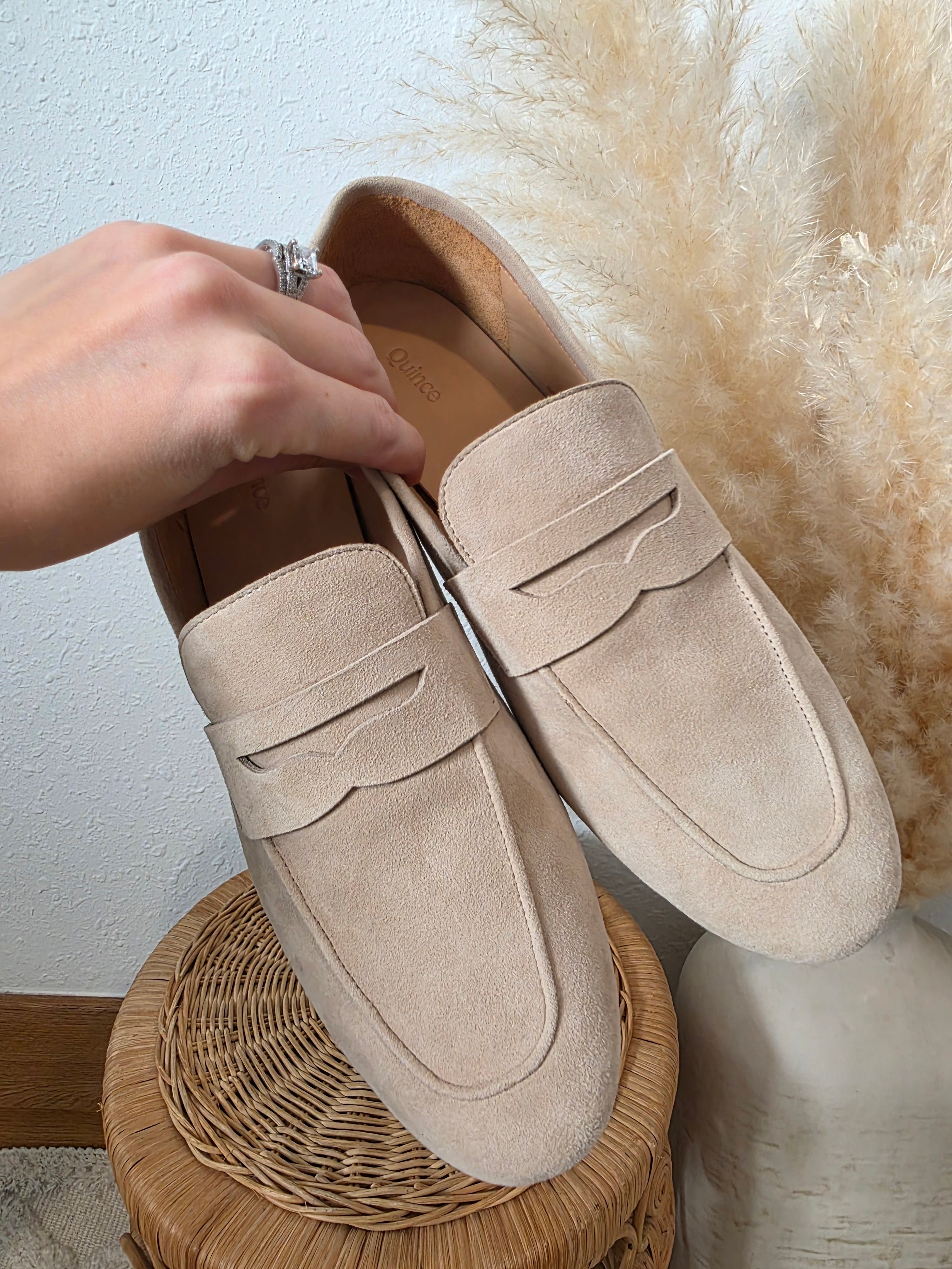 Quince Suede Penny Loafers (8)