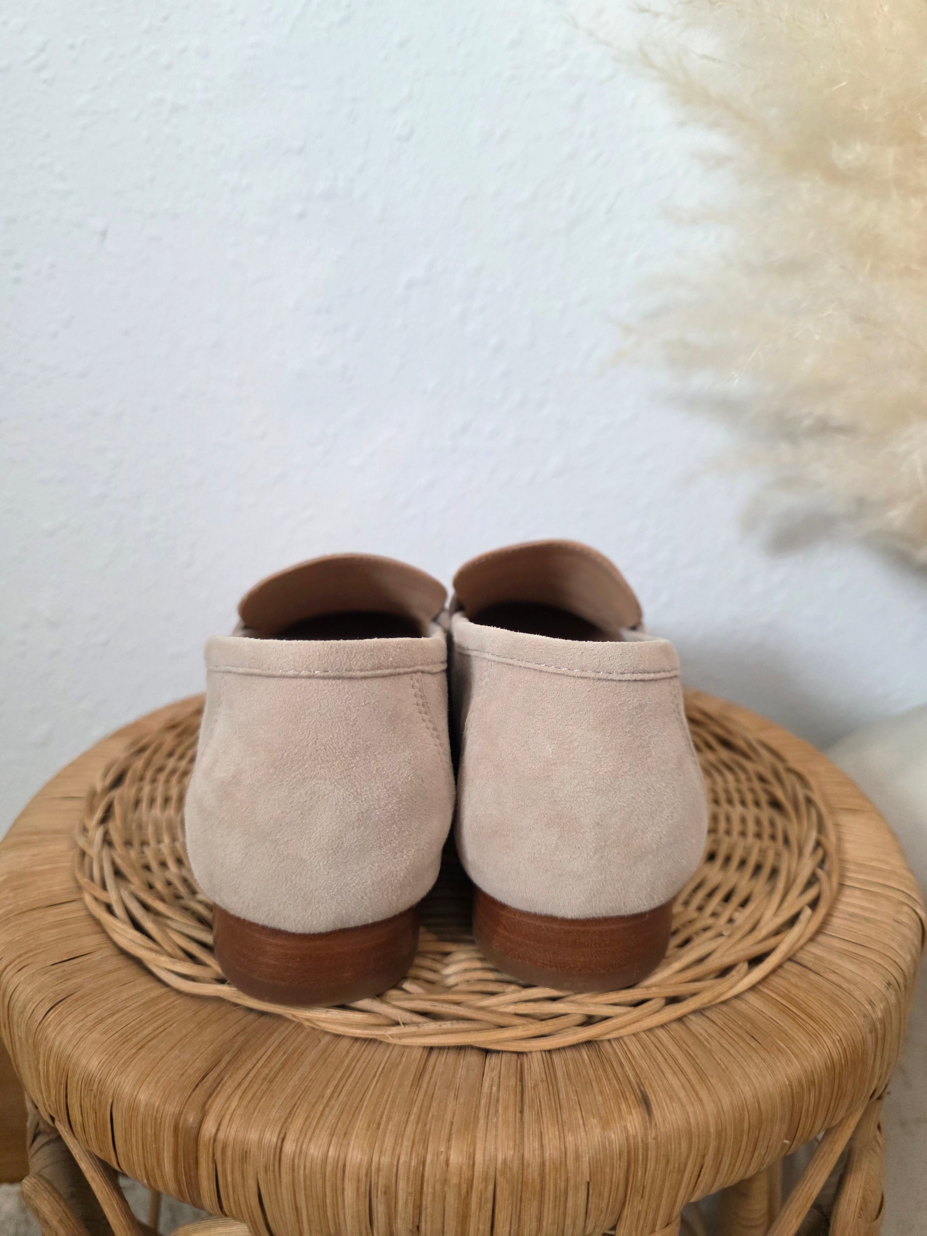 Quince Suede Penny Loafers (8)