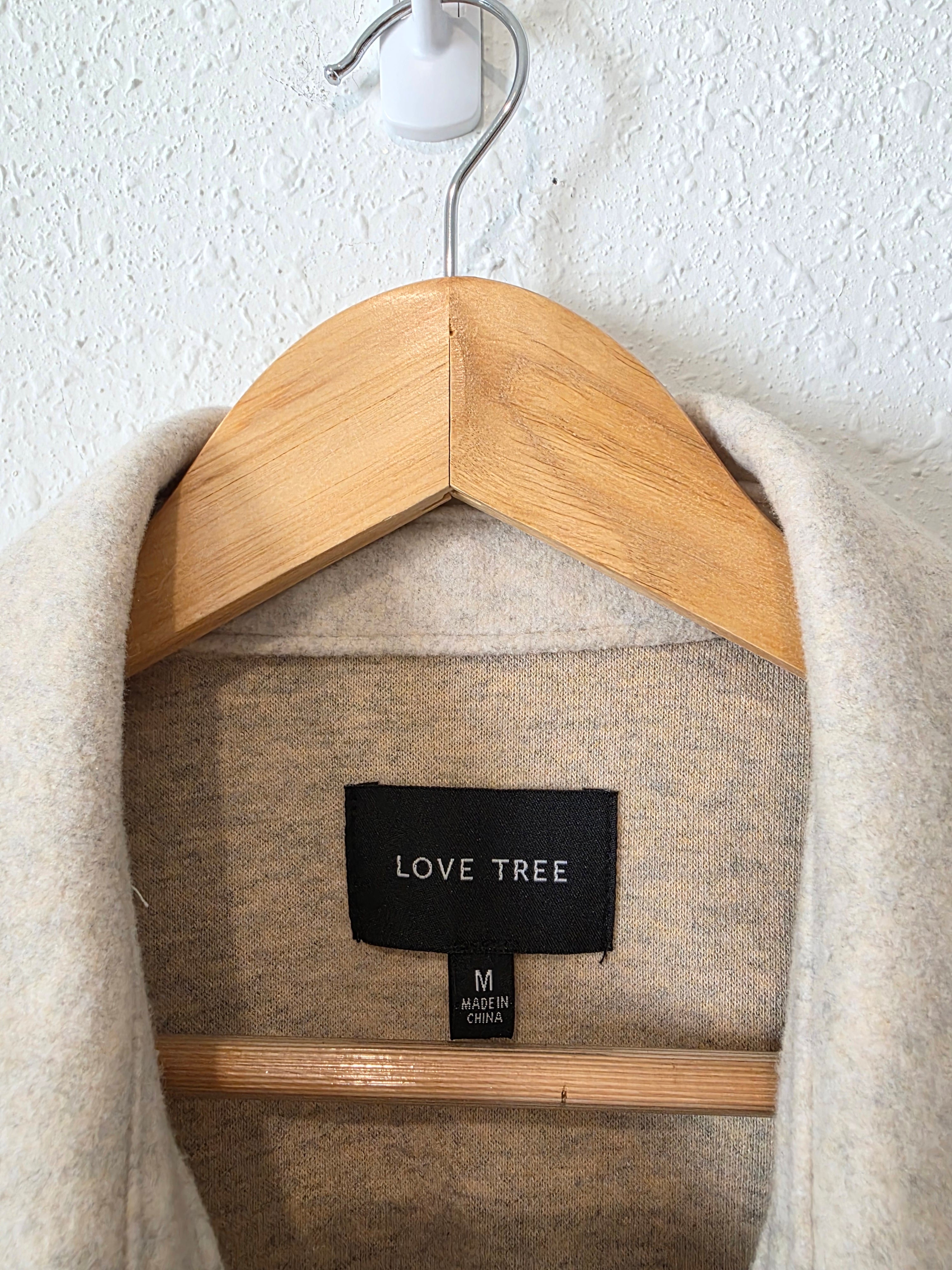 Love Tree Long Button Up Vest (M)