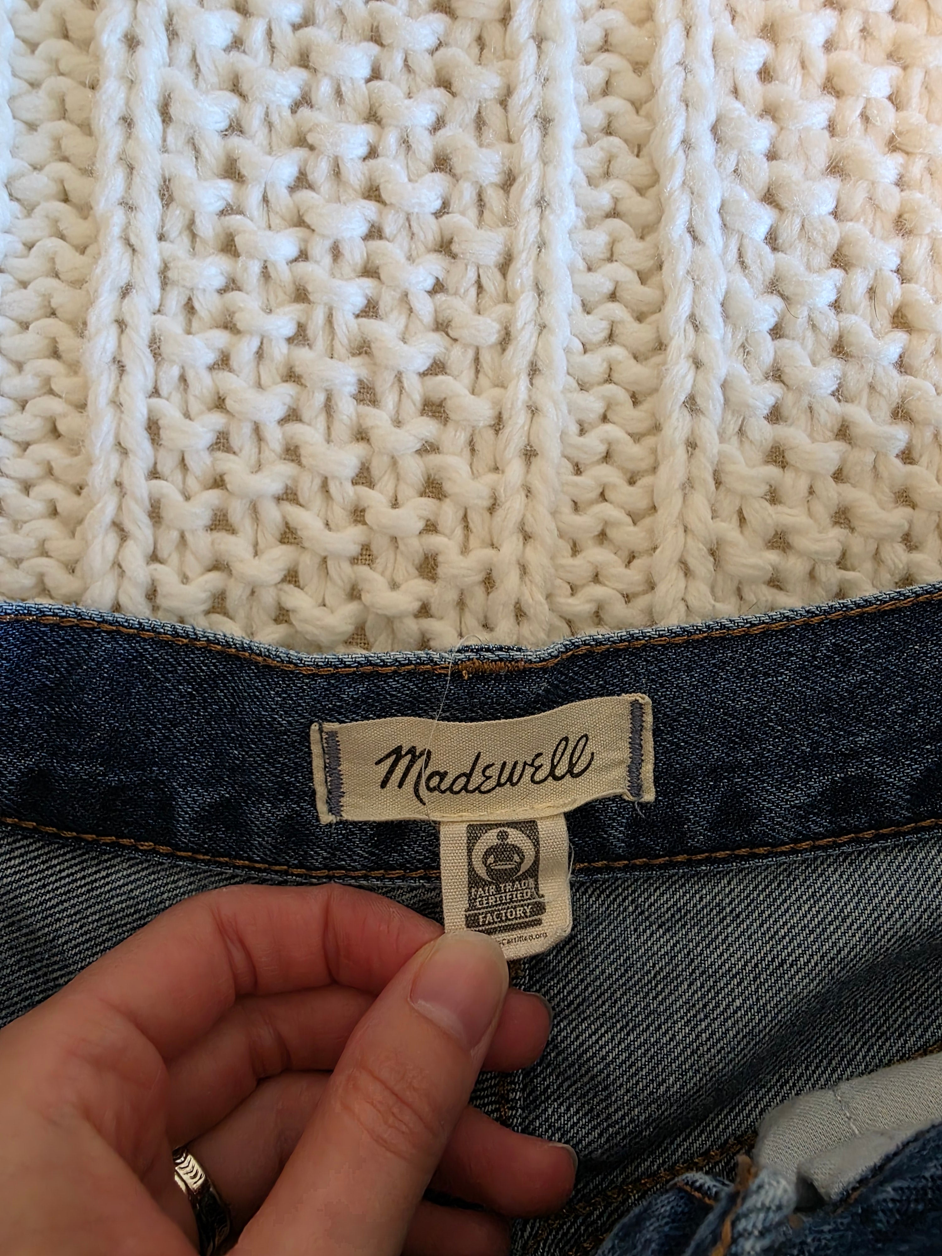 Madewell Relaxed Wide Leg Jeans (28)