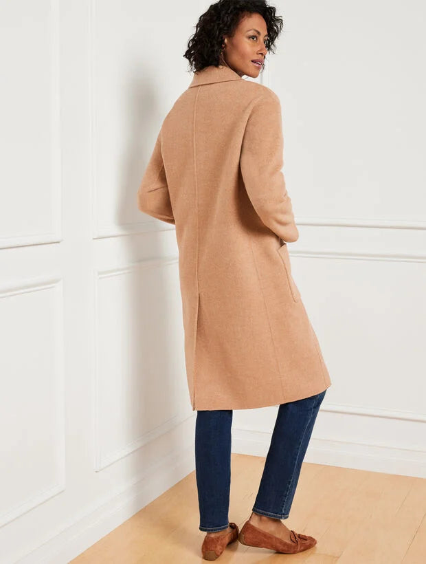 Camel Wool Blend Coat (2X)
