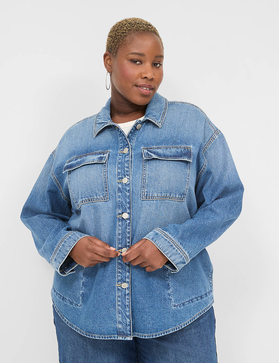 Oversized Denim Shirt Jacket (16)