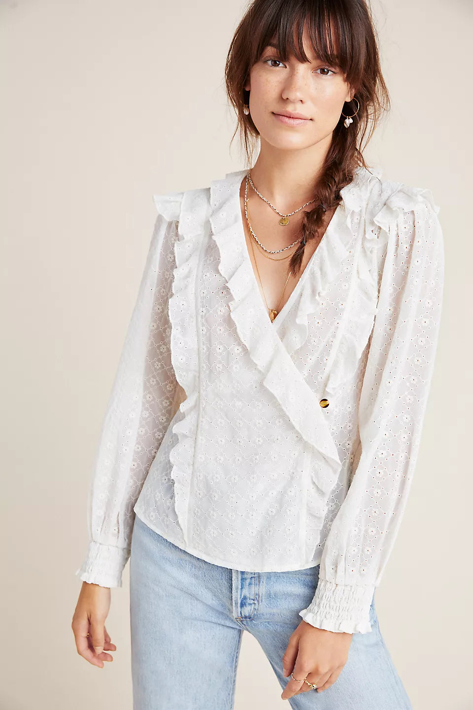 Anthropologie Floral Embroidered Blouse (12)